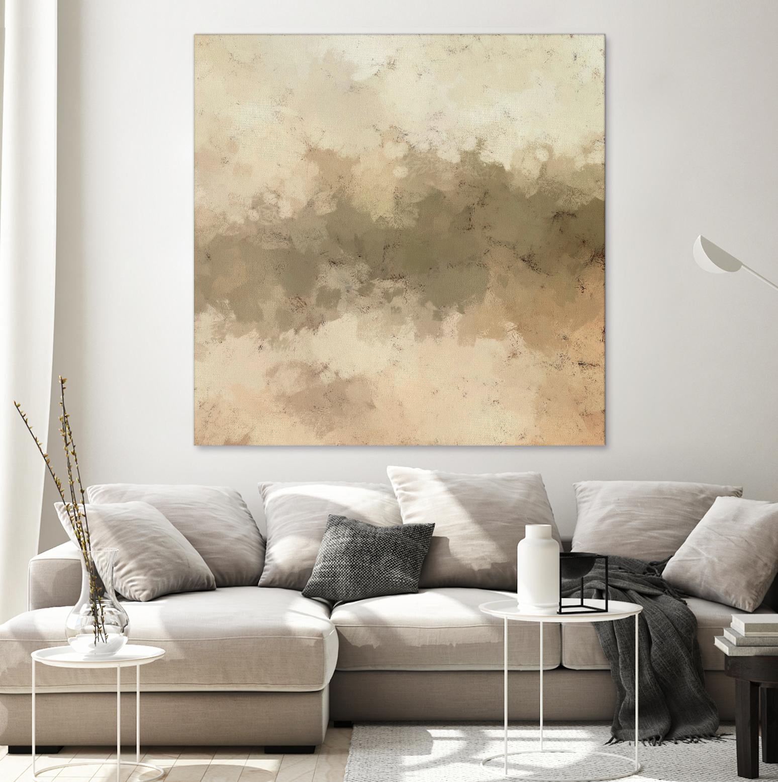 Freeform I by Alonzo Saunders on GIANT ART - beige abstract abstract