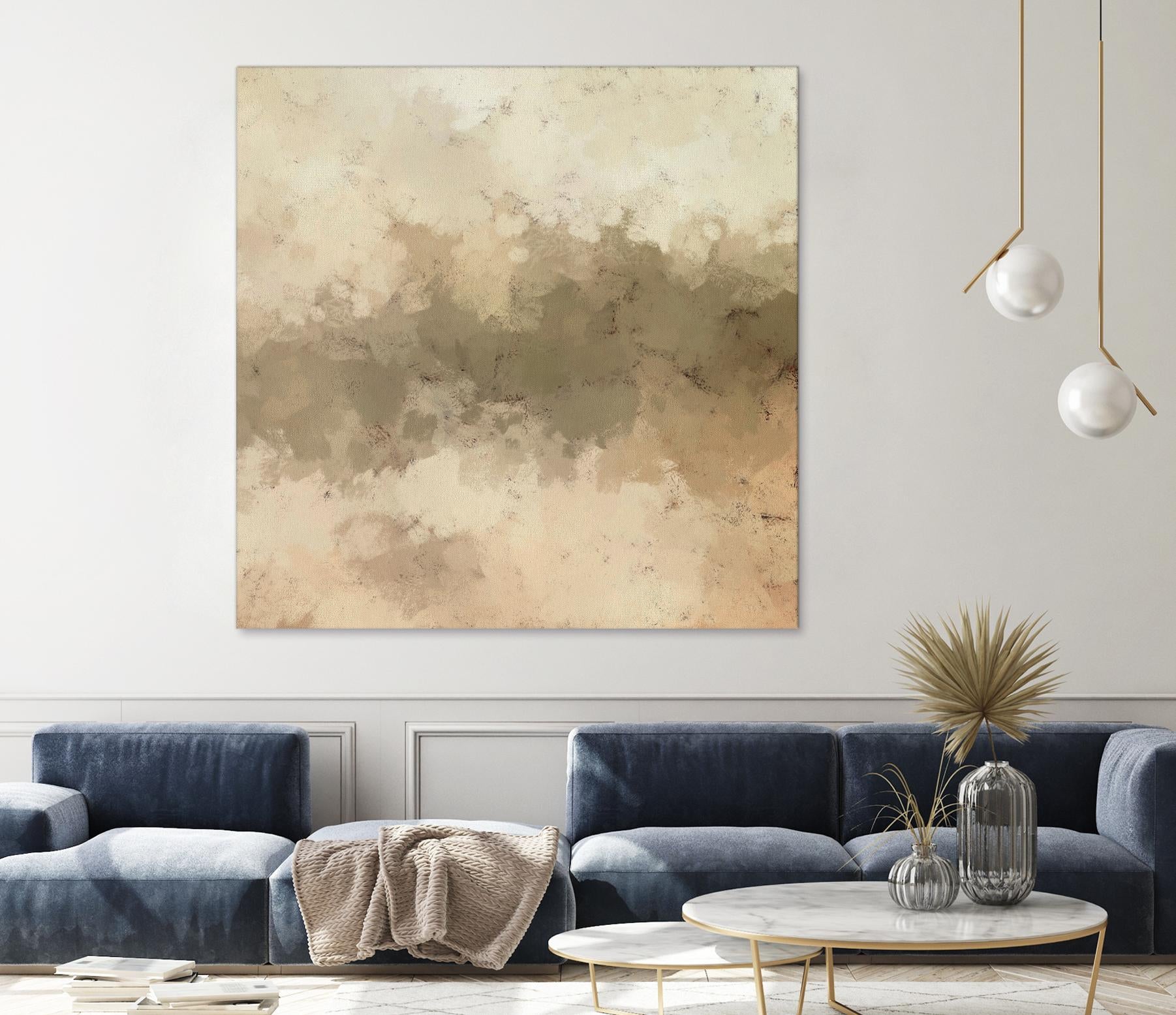Freeform I by Alonzo Saunders on GIANT ART - beige abstract abstract