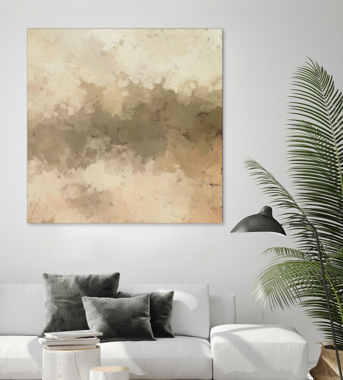 Freeform I by Alonzo Saunders on GIANT ART - beige abstract abstract