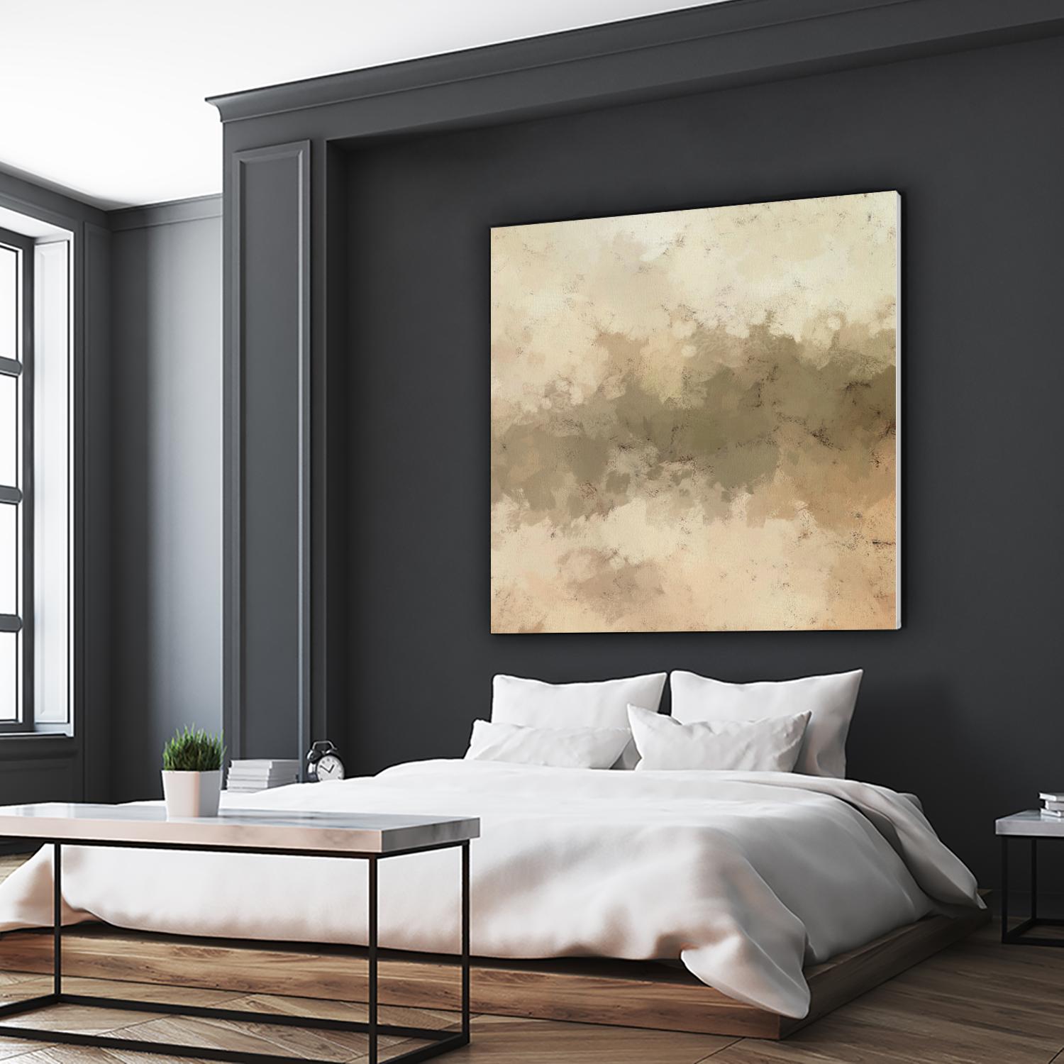 Freeform I by Alonzo Saunders on GIANT ART - beige abstract abstract