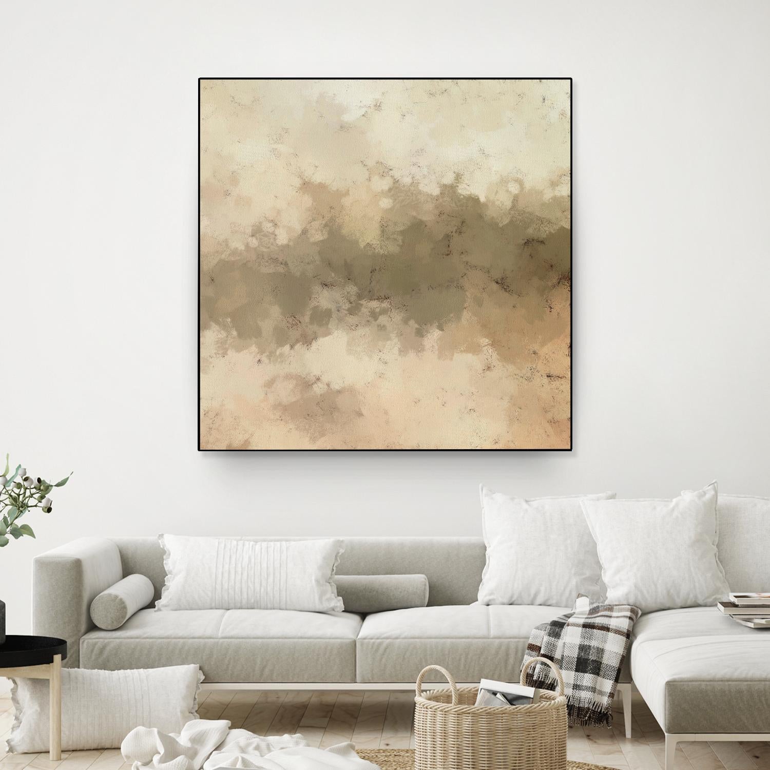 Freeform I by Alonzo Saunders on GIANT ART - beige abstract abstract