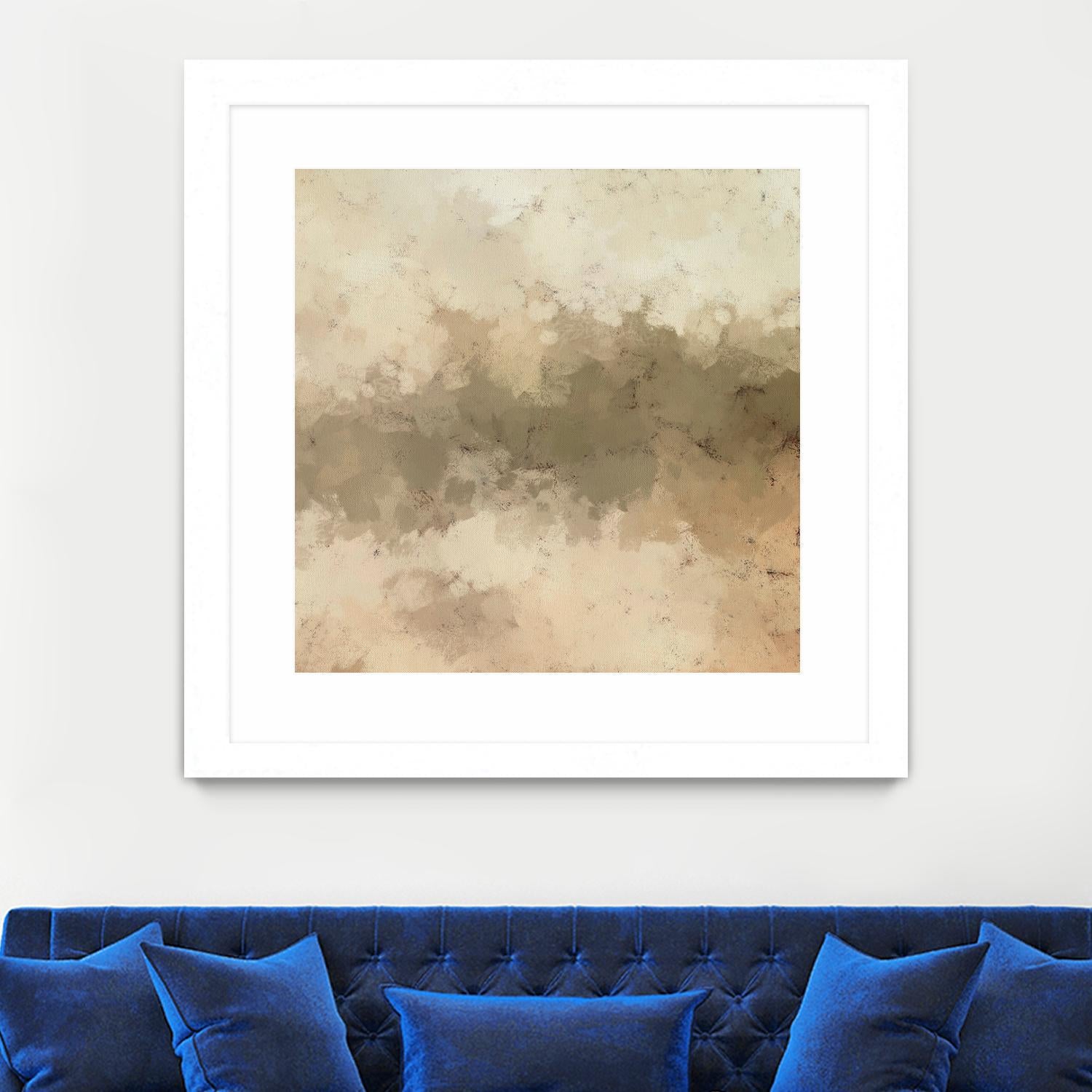 Freeform I by Alonzo Saunders on GIANT ART - beige abstract abstract