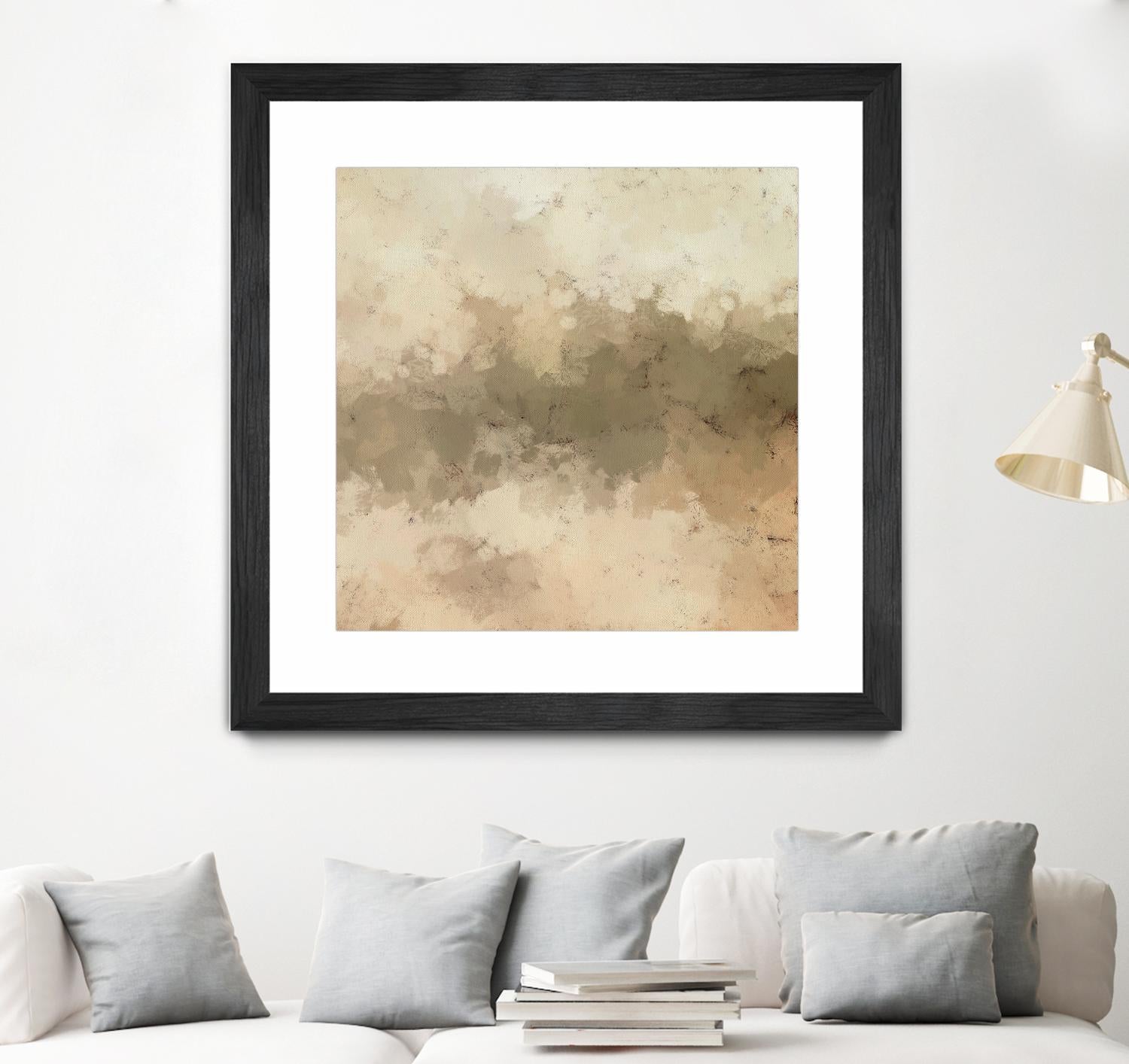Freeform I by Alonzo Saunders on GIANT ART - beige abstract abstract