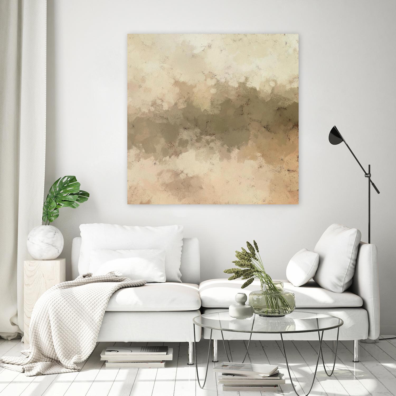 Freeform I by Alonzo Saunders on GIANT ART - beige abstract abstract