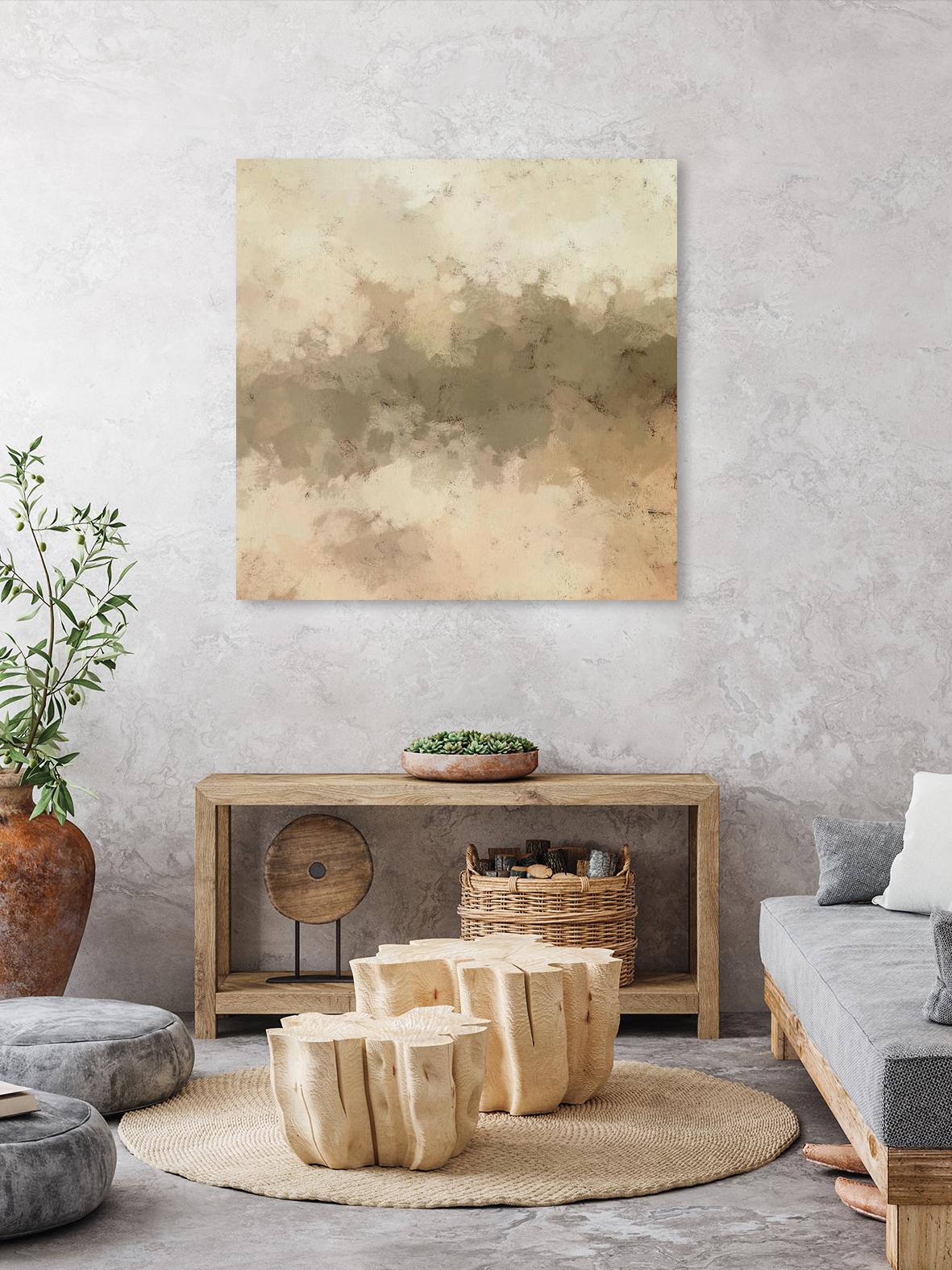 Freeform I by Alonzo Saunders on GIANT ART - beige abstract abstract