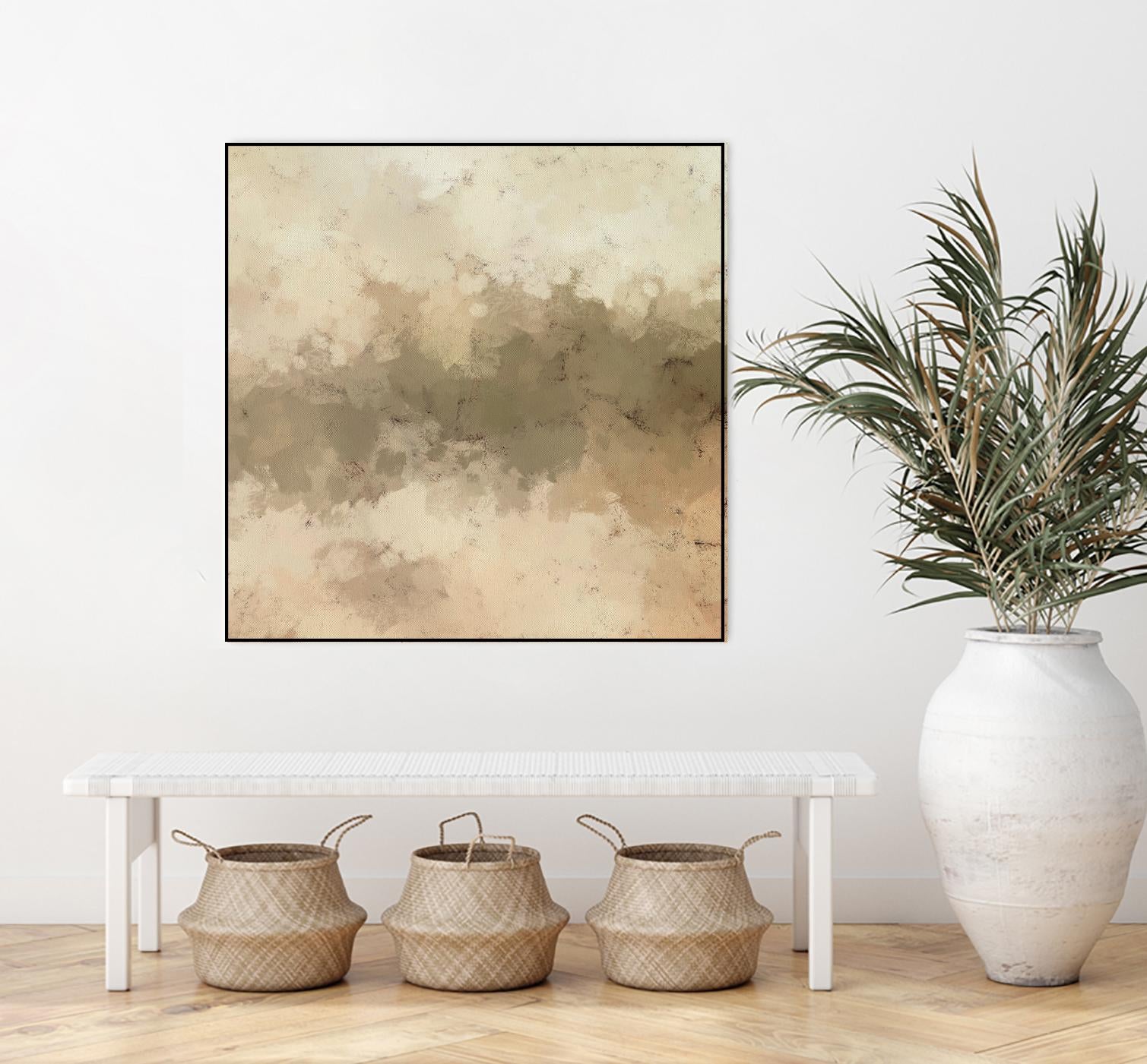 Freeform I by Alonzo Saunders on GIANT ART - beige abstract abstract