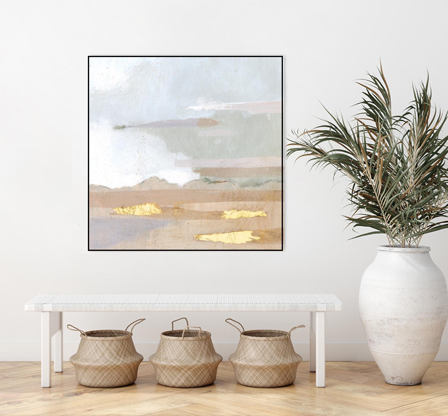 Abstract Coastland I by Victoria Borges on GIANT ART - gold landscapes & seascapes abstract