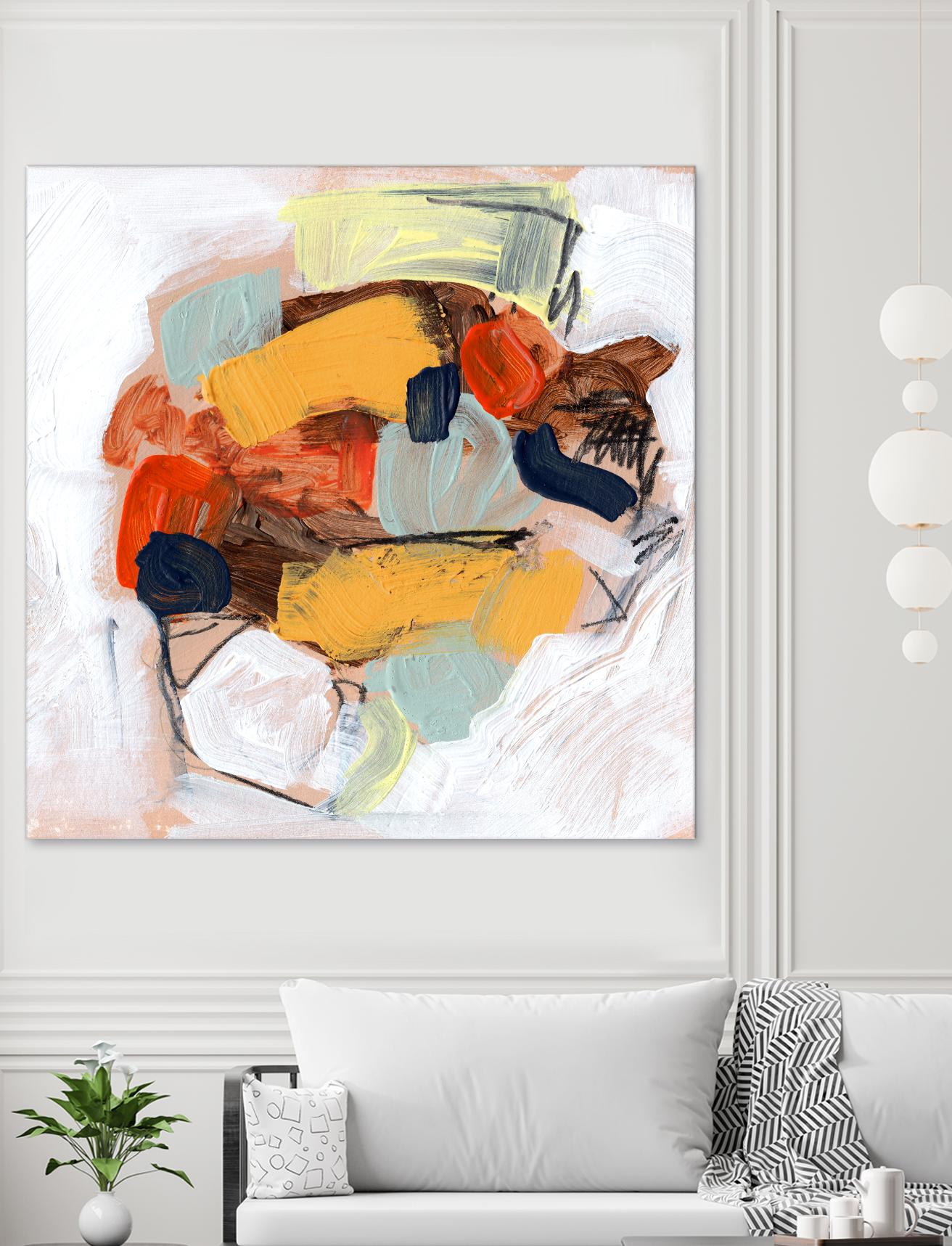 Lunchbox I by Jennifer Parker on GIANT ART - red abstract abstract