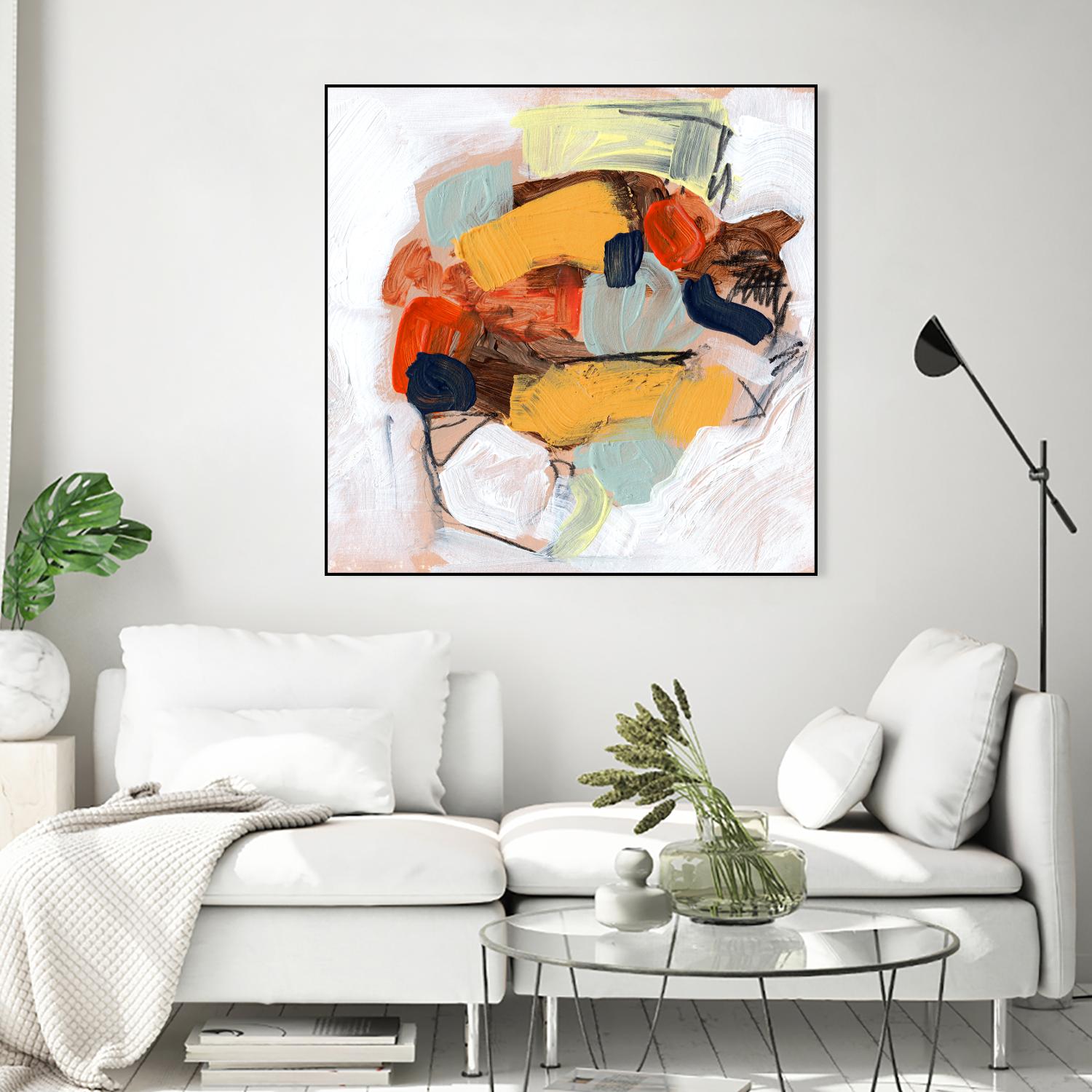 Lunchbox I by Jennifer Parker on GIANT ART - red abstract abstract