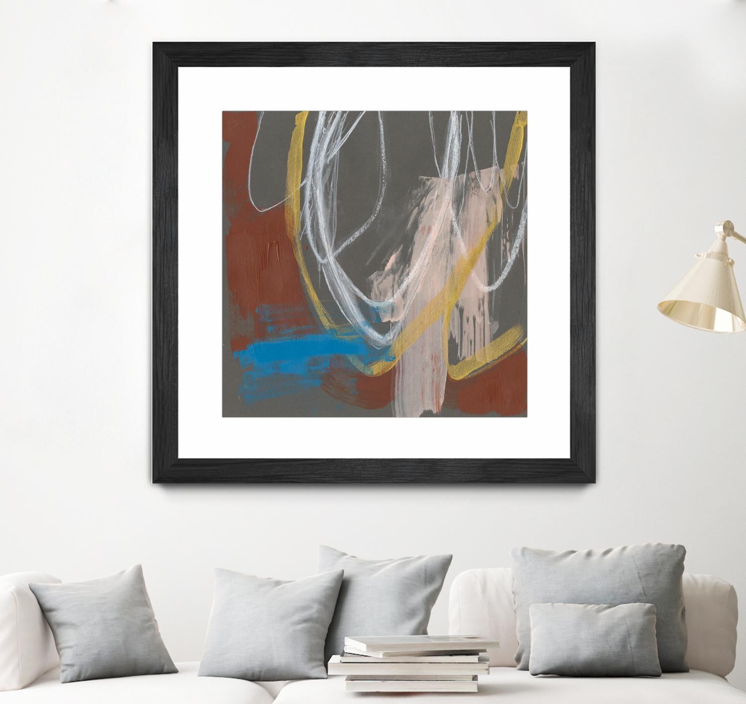 Re-Directed I by Jennifer Goldberger on GIANT ART - red abstract abstract