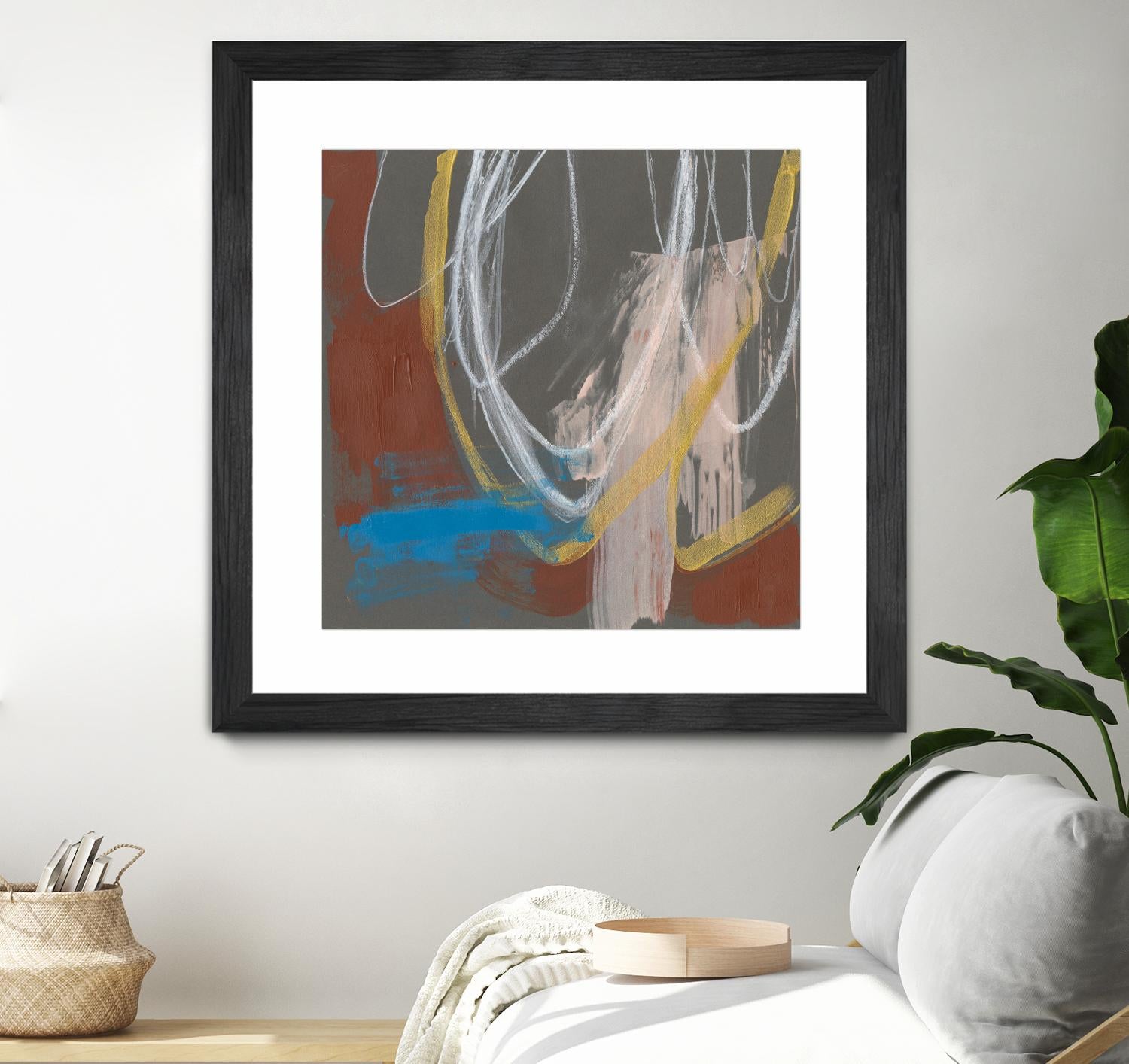 Re-Directed I by Jennifer Goldberger on GIANT ART - red abstract abstract