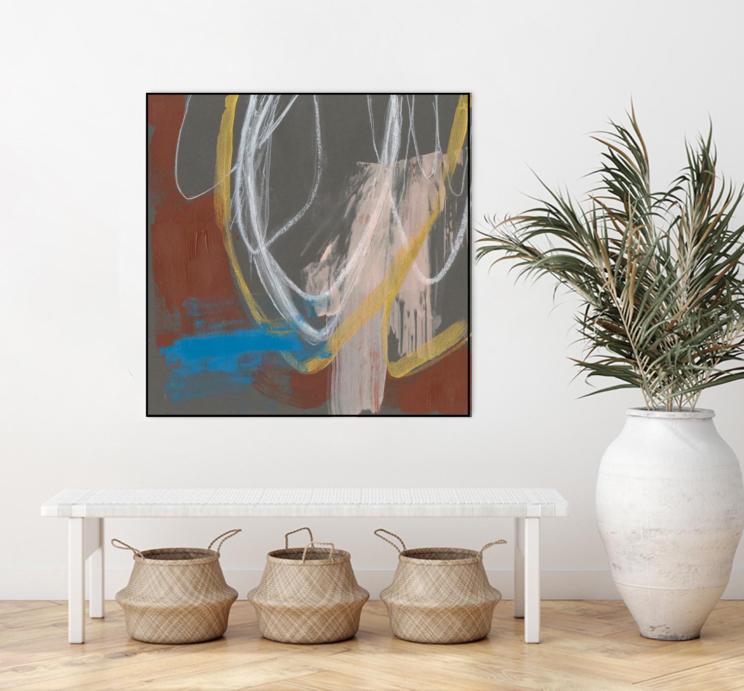 Re-Directed I by Jennifer Goldberger on GIANT ART - red abstract abstract