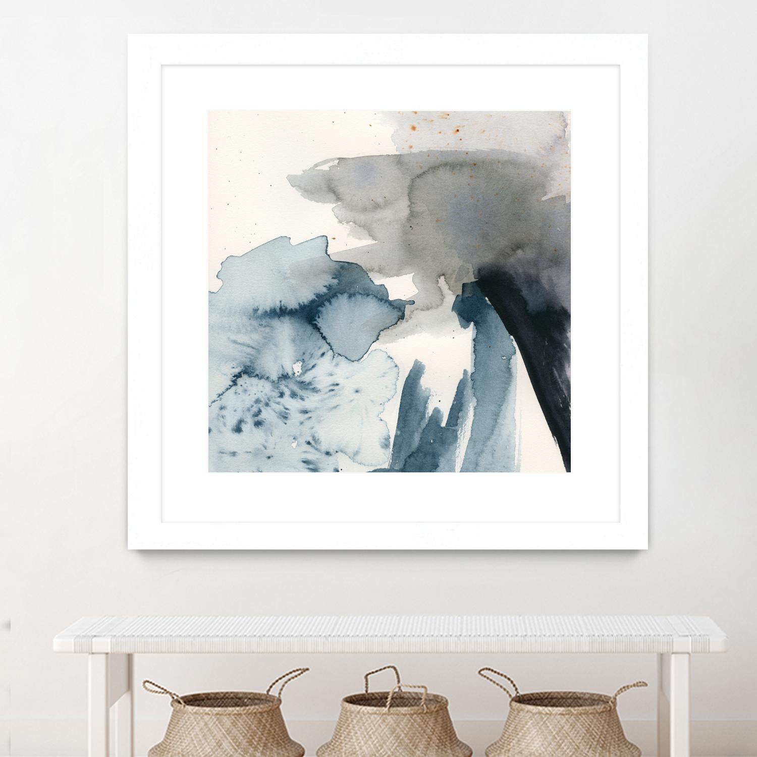 Winter Current III by Victoria Barnes on GIANT ART - blue abstract abstract