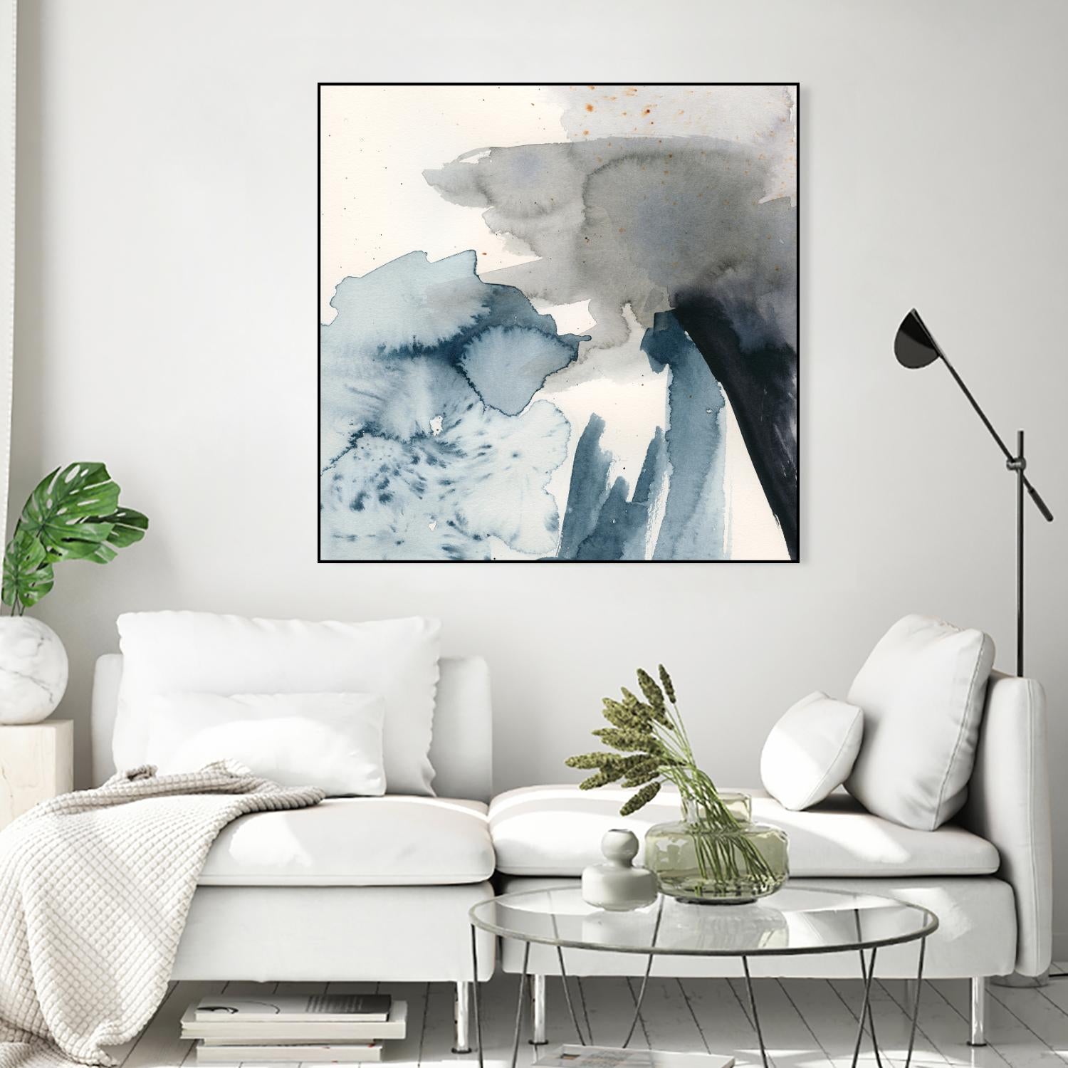 Winter Current III by Victoria Barnes on GIANT ART - blue abstract abstract