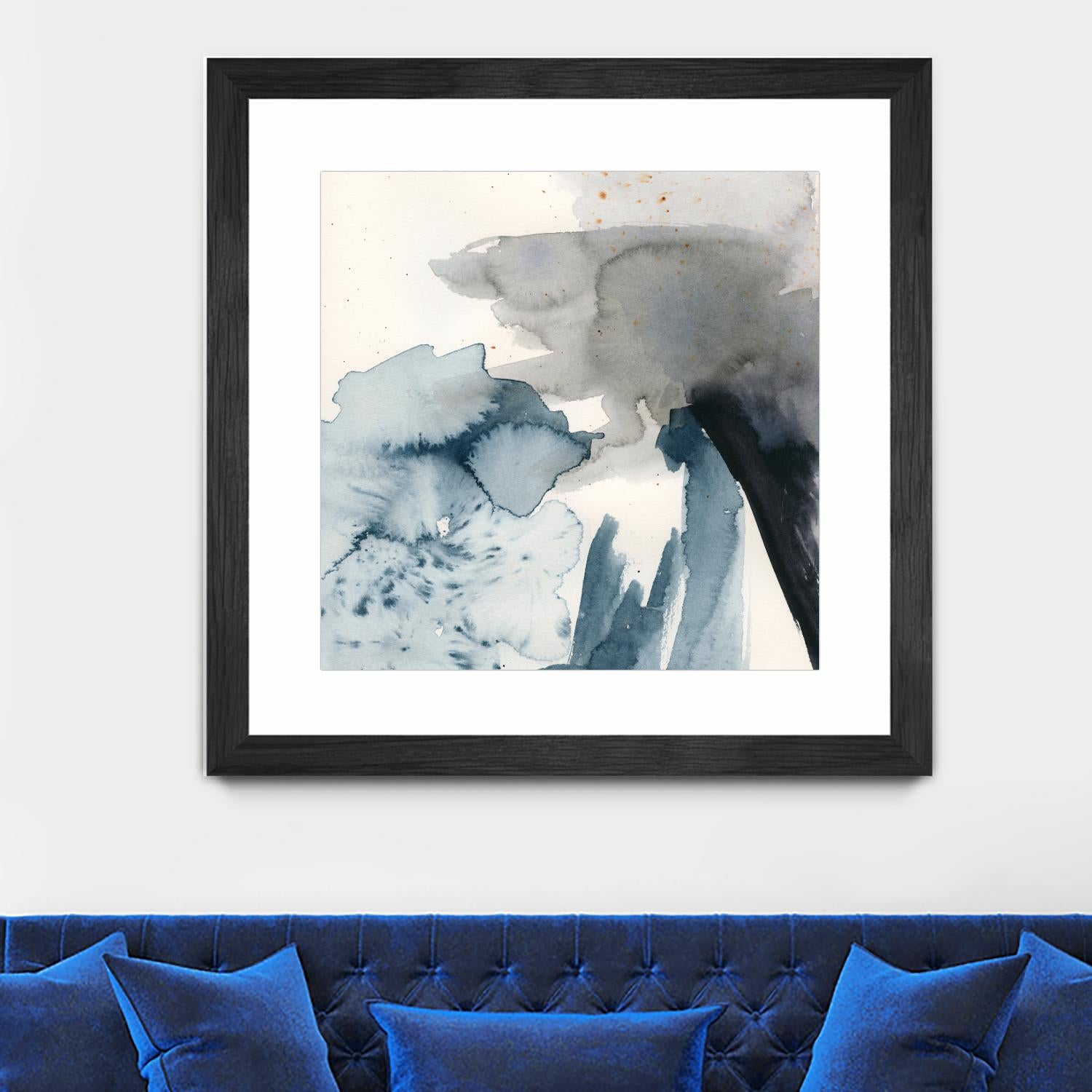 Winter Current III by Victoria Barnes on GIANT ART - blue abstract abstract