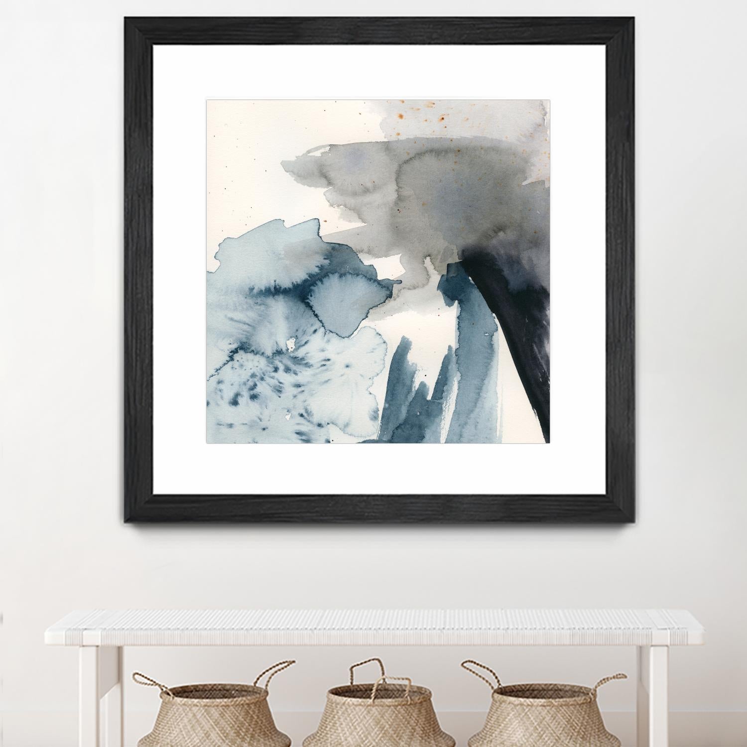 Winter Current III by Victoria Barnes on GIANT ART - blue abstract abstract