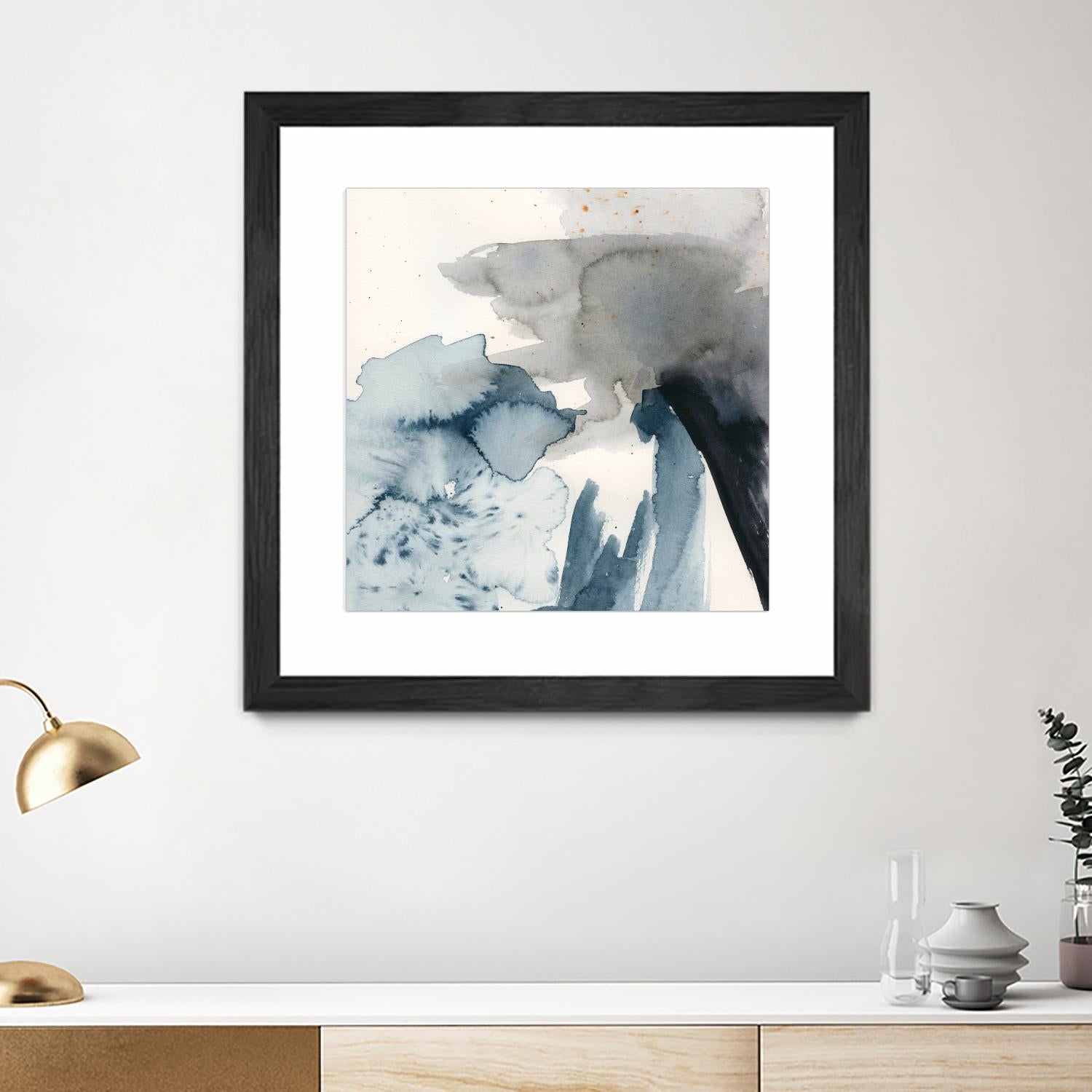 Winter Current III by Victoria Barnes on GIANT ART - blue abstract abstract