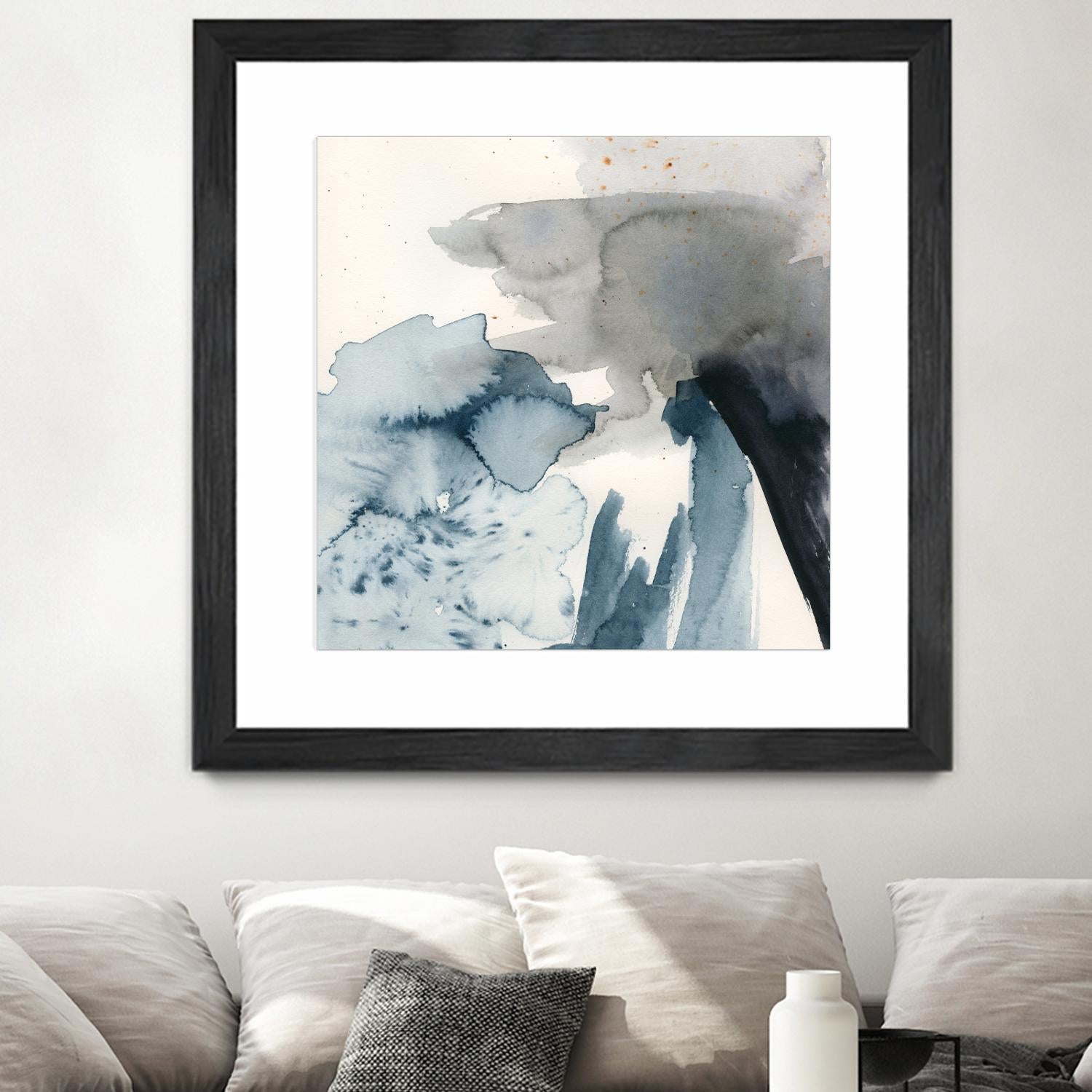 Winter Current III by Victoria Barnes on GIANT ART - blue abstract abstract