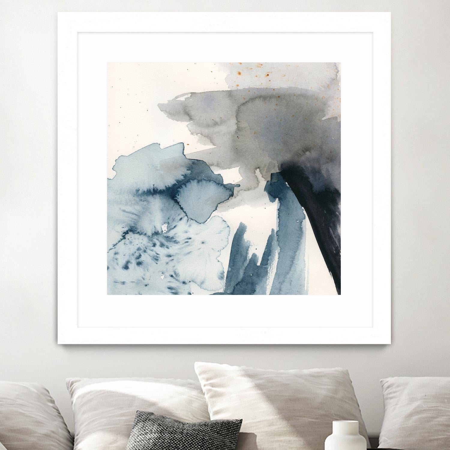 Winter Current III by Victoria Barnes on GIANT ART - blue abstract abstract