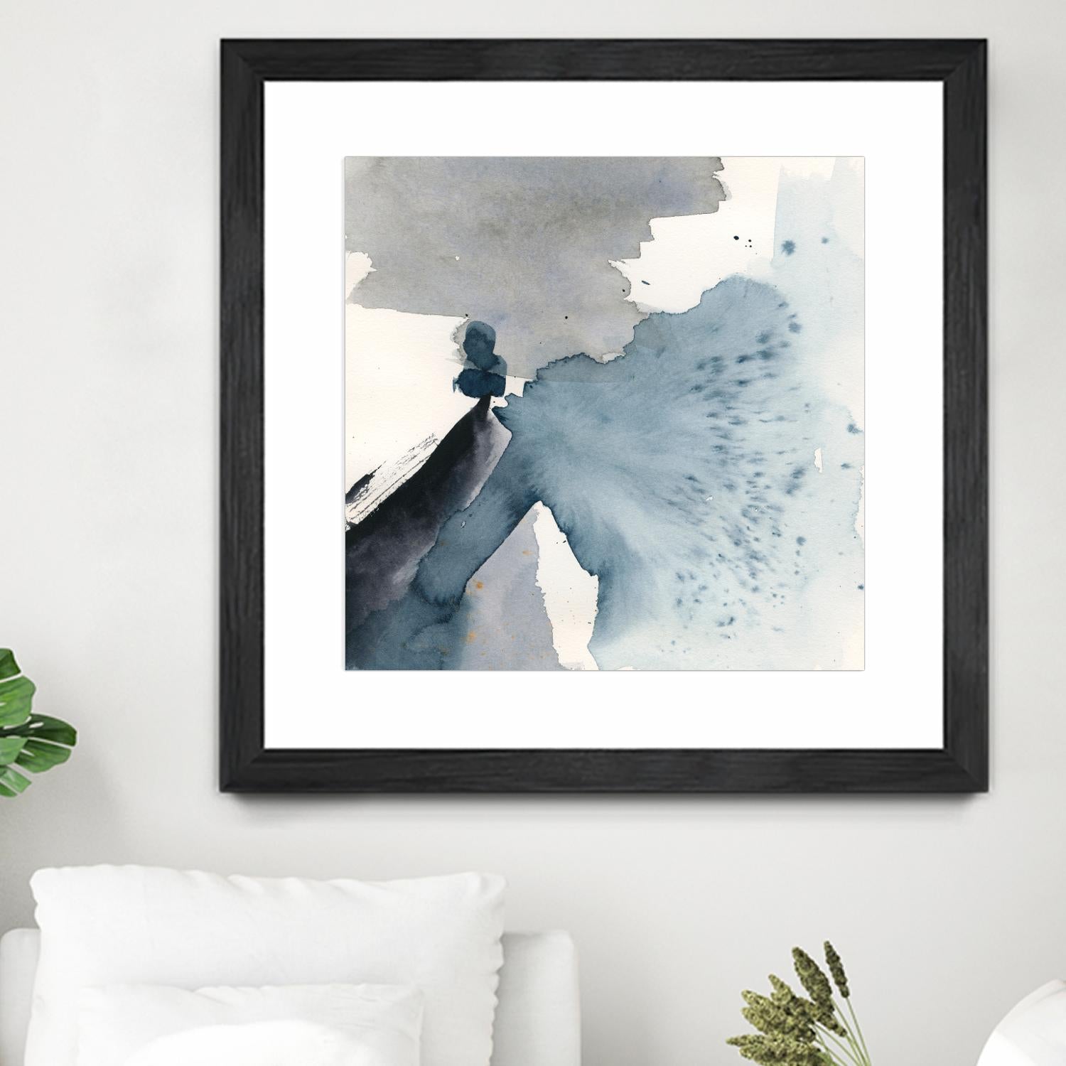 Winter Current IV by Victoria Barnes on GIANT ART - blue abstract abstract