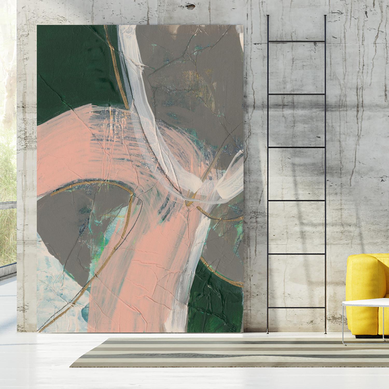 Connected Disconnect II by Jennifer Goldberger on GIANT ART - gold abstract abstract