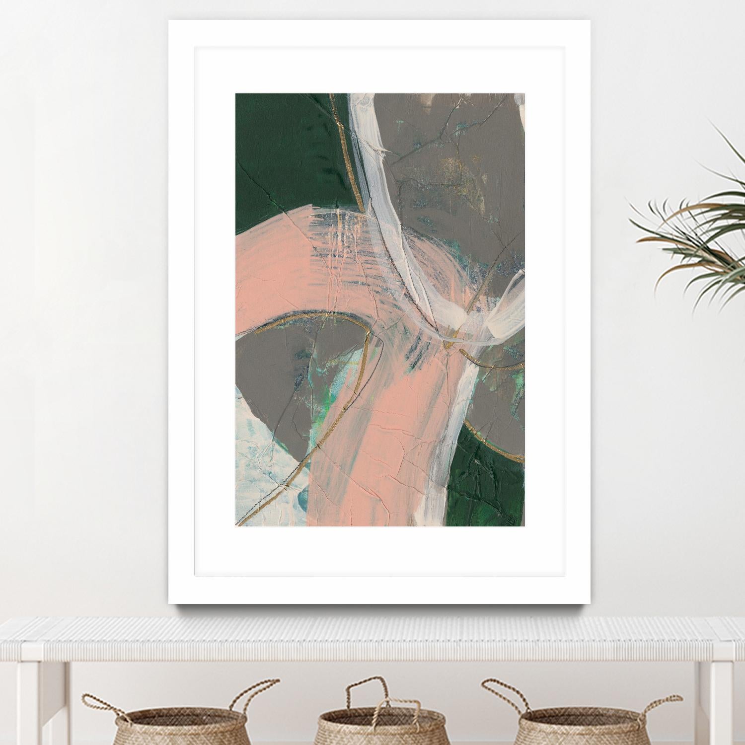 Connected Disconnect II by Jennifer Goldberger on GIANT ART - gold abstract abstract