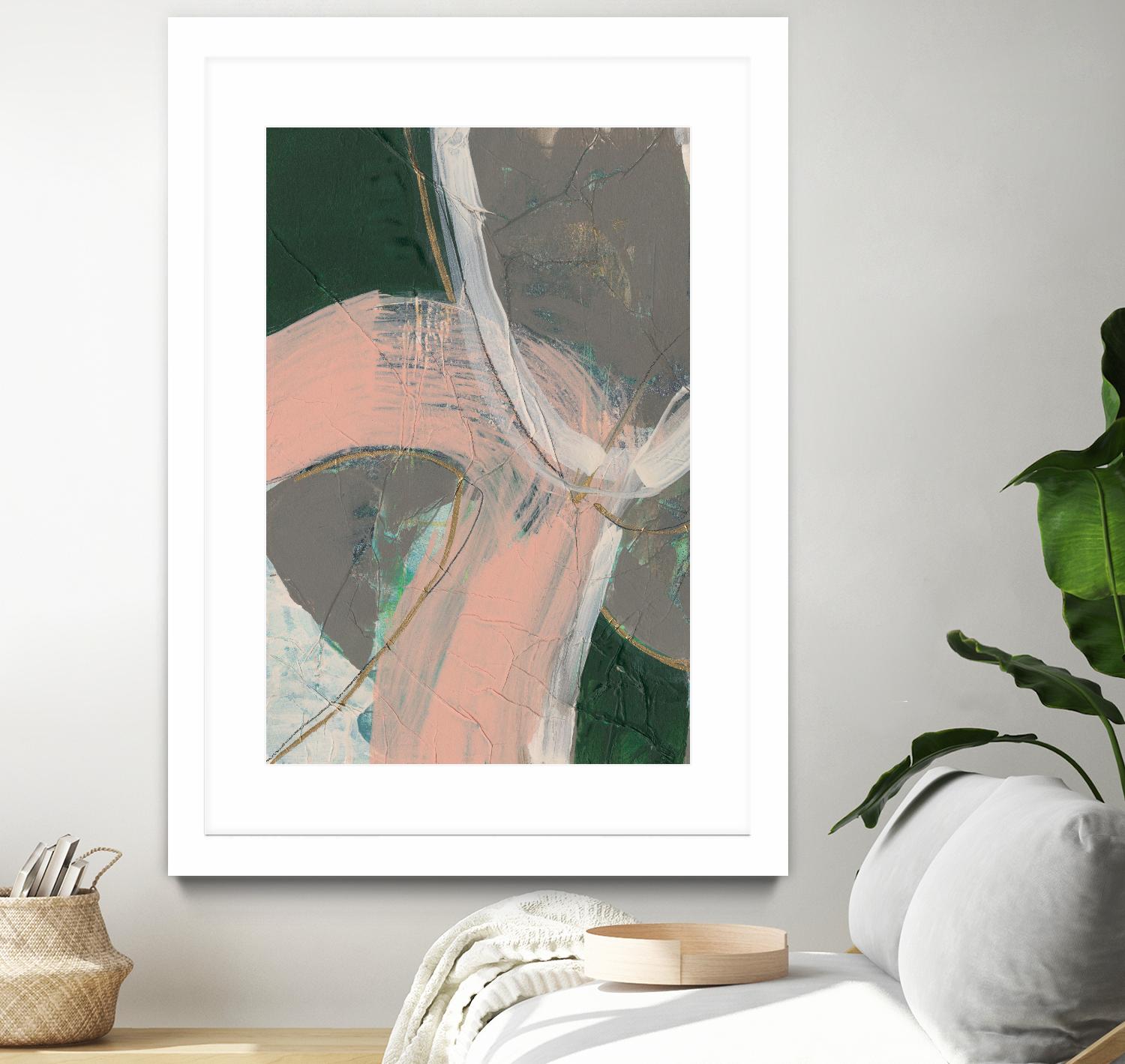 Connected Disconnect II by Jennifer Goldberger on GIANT ART - gold abstract abstract