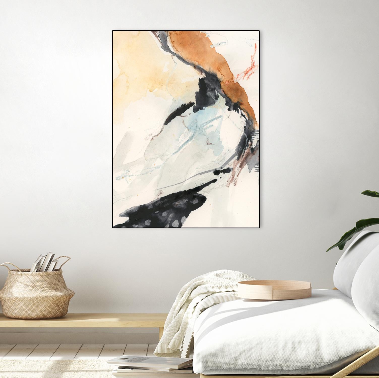 Efflux I by Victoria Borges on GIANT ART - beige abstract abstract