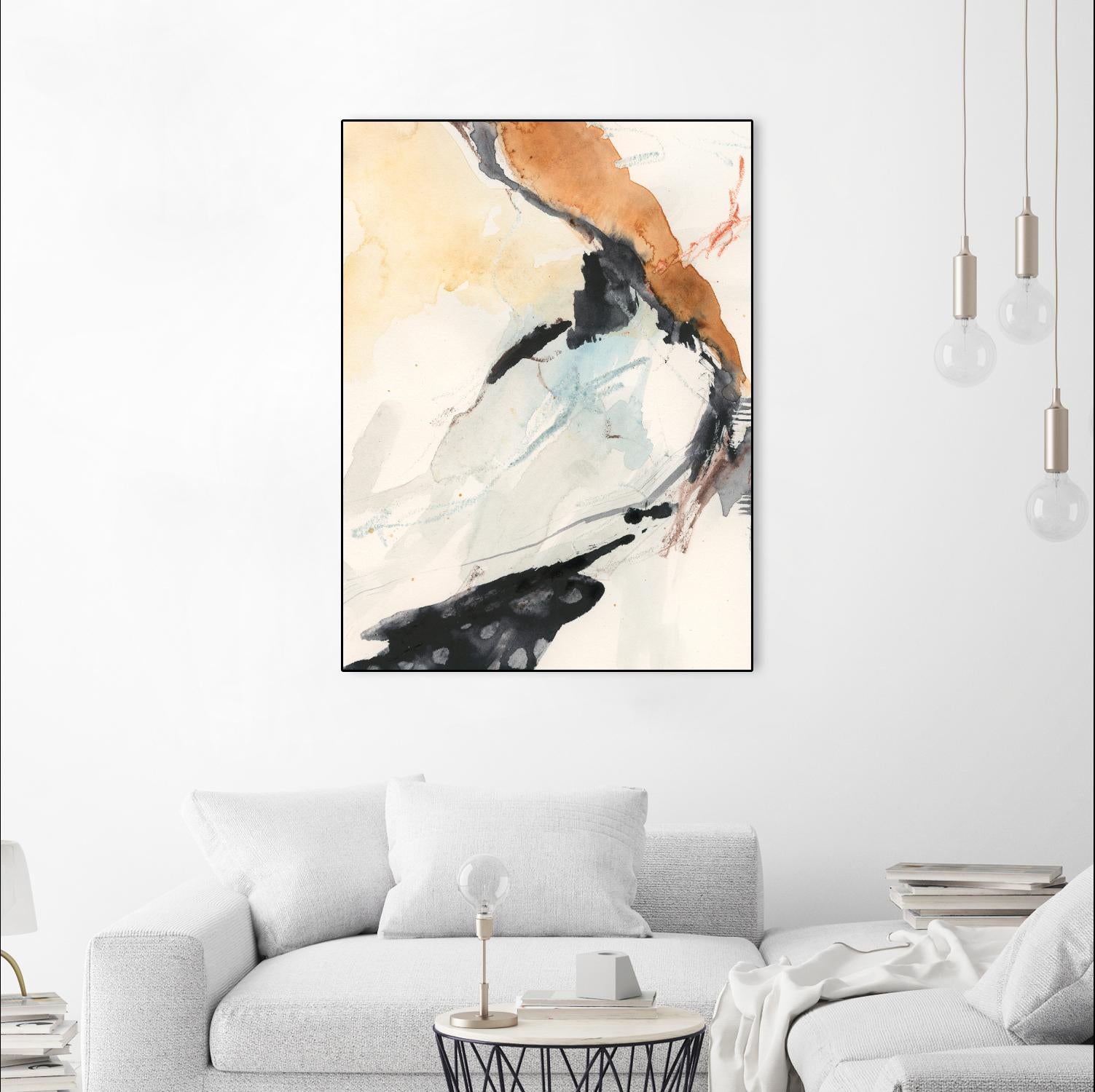 Efflux I by Victoria Borges on GIANT ART - beige abstract abstract