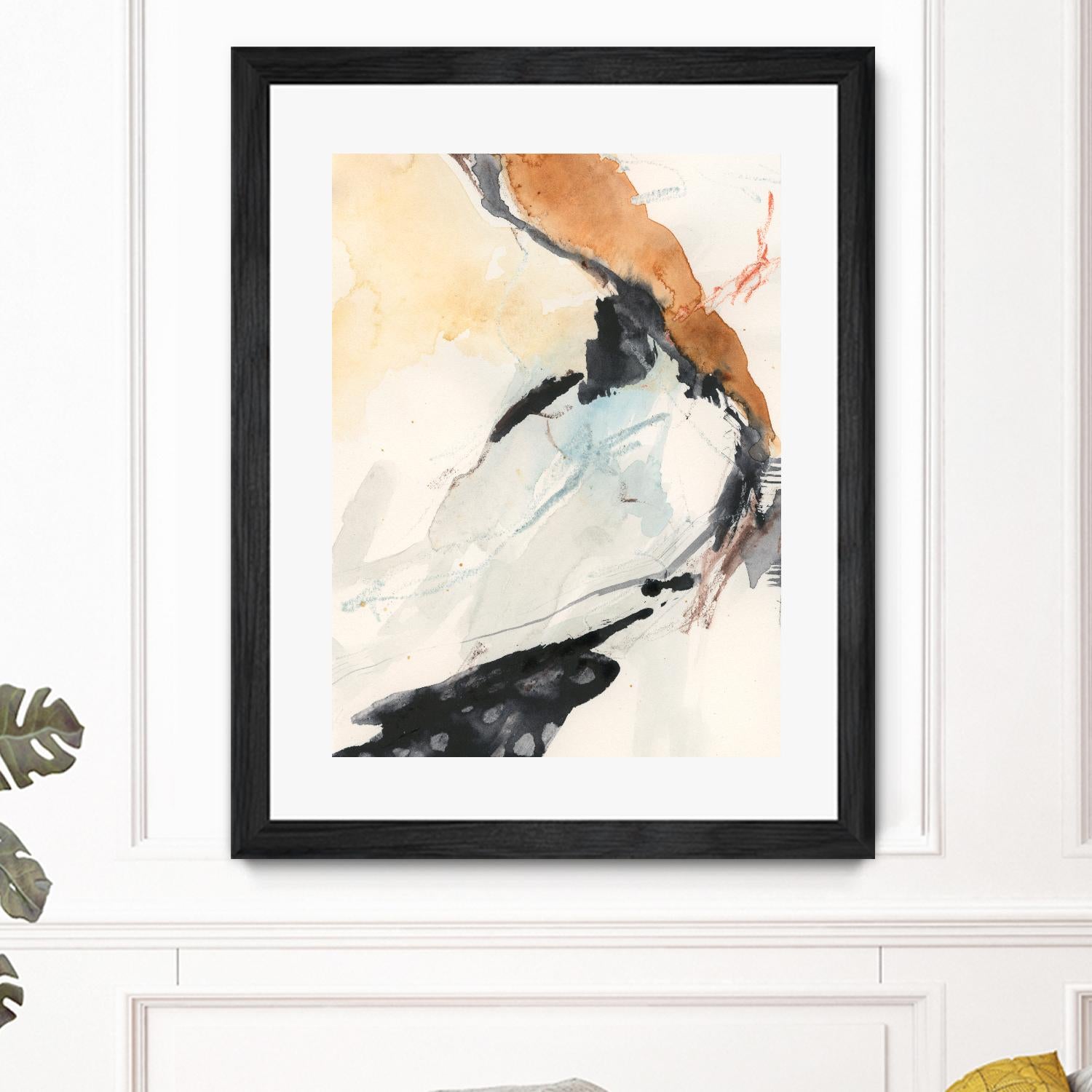 Efflux I by Victoria Borges on GIANT ART - beige watercolour abstract