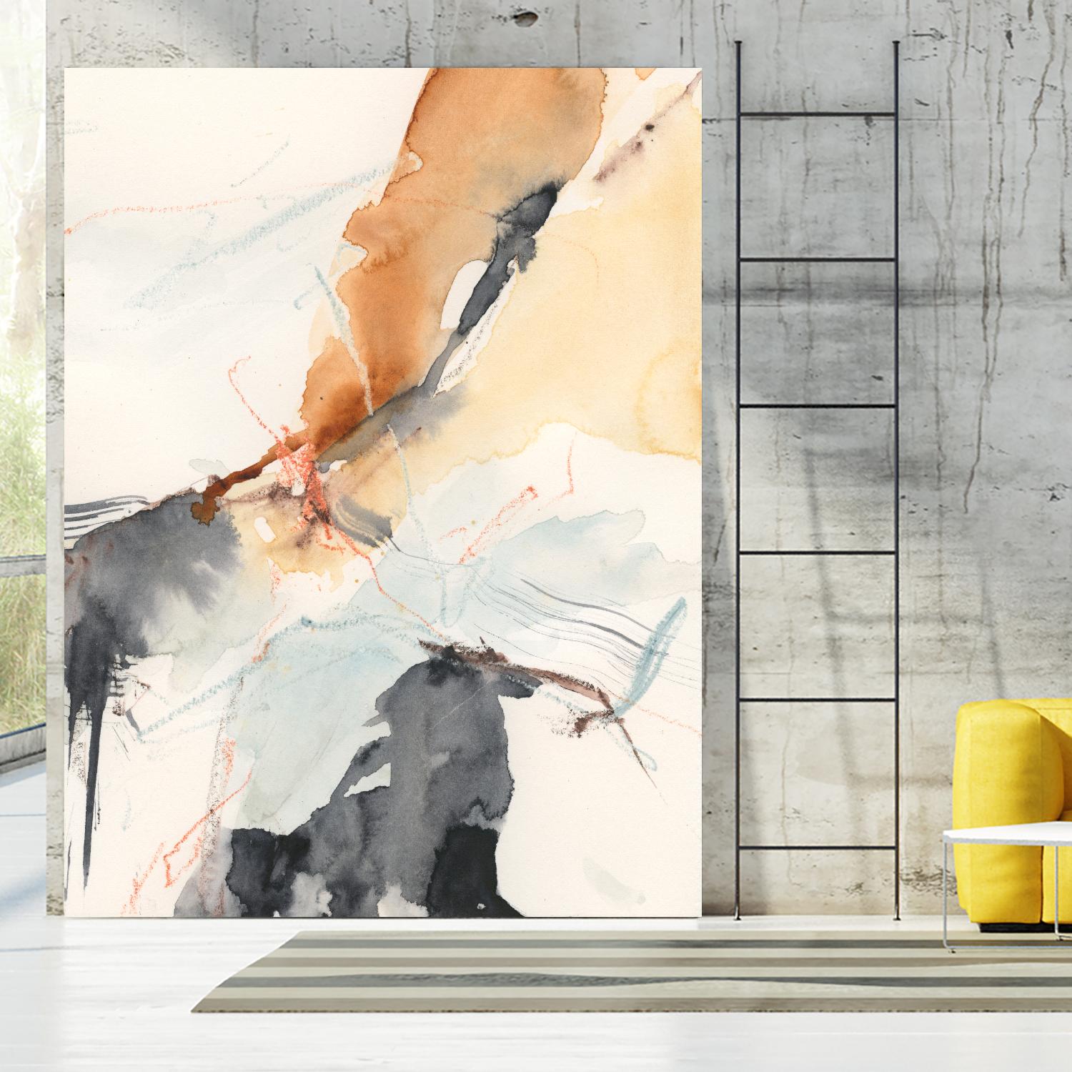 Efflux II by Victoria Borges on GIANT ART - beige abstract abstract