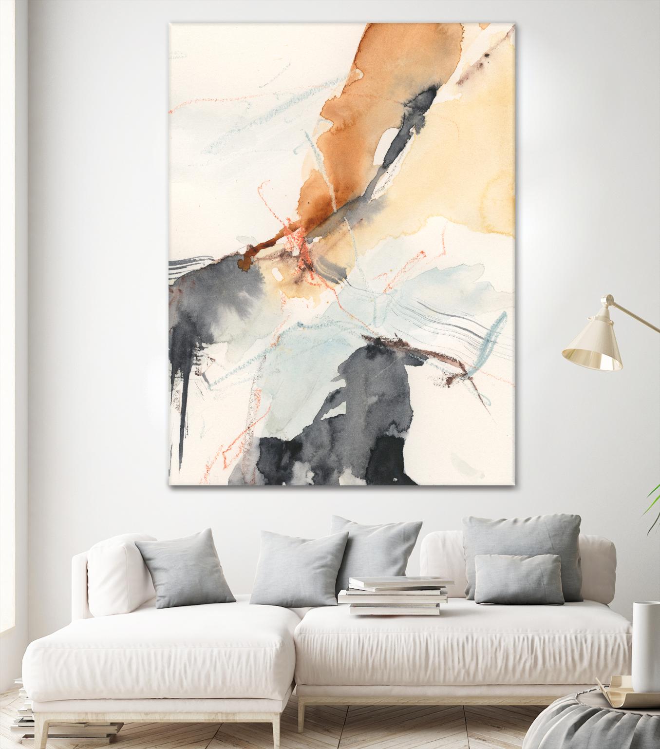 Efflux II by Victoria Borges on GIANT ART - beige abstract abstract