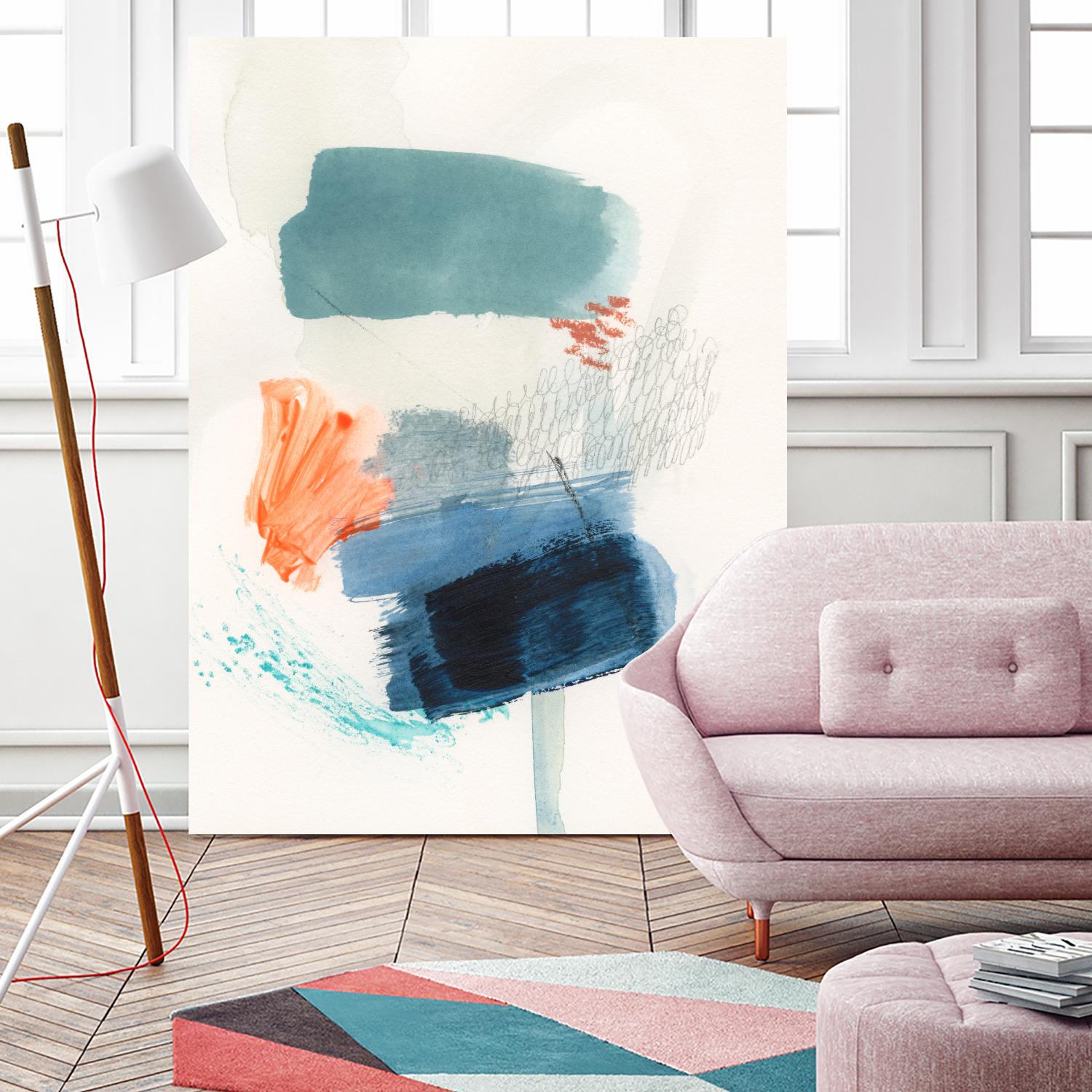 Lightvessel II by Victoria Barnes on GIANT ART - orange abstract abstract