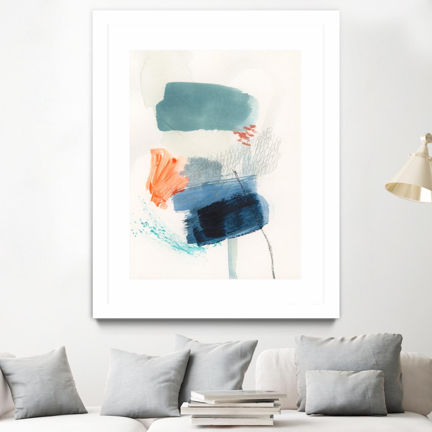 Lightvessel II by Victoria Barnes on GIANT ART - orange abstract abstract