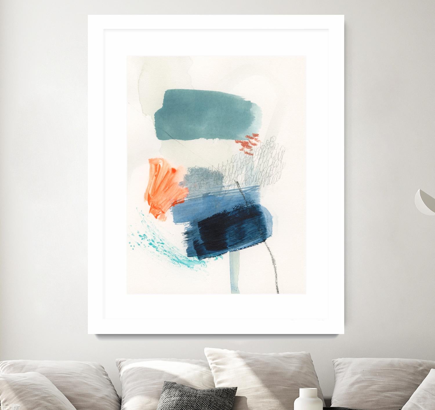 Lightvessel II by Victoria Barnes on GIANT ART - orange abstract abstract