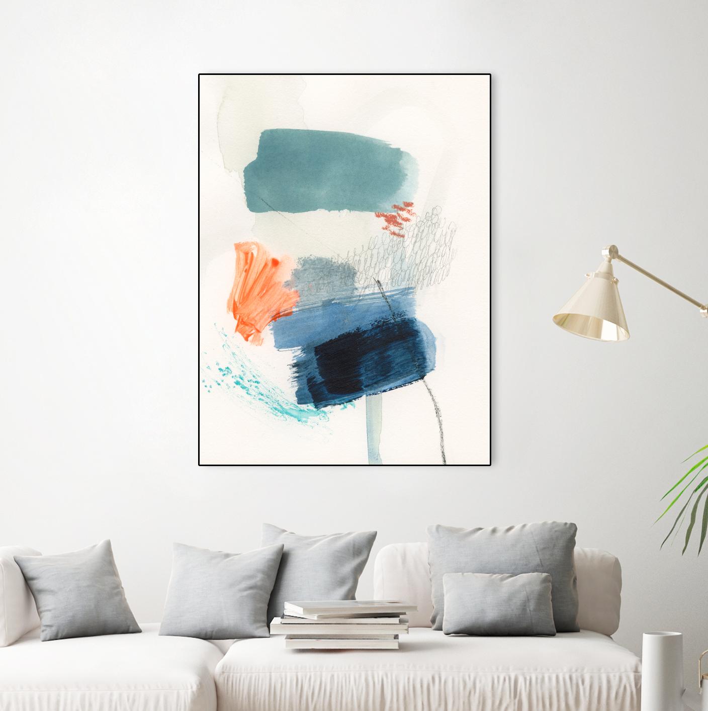 Lightvessel II by Victoria Barnes on GIANT ART - orange abstract abstract