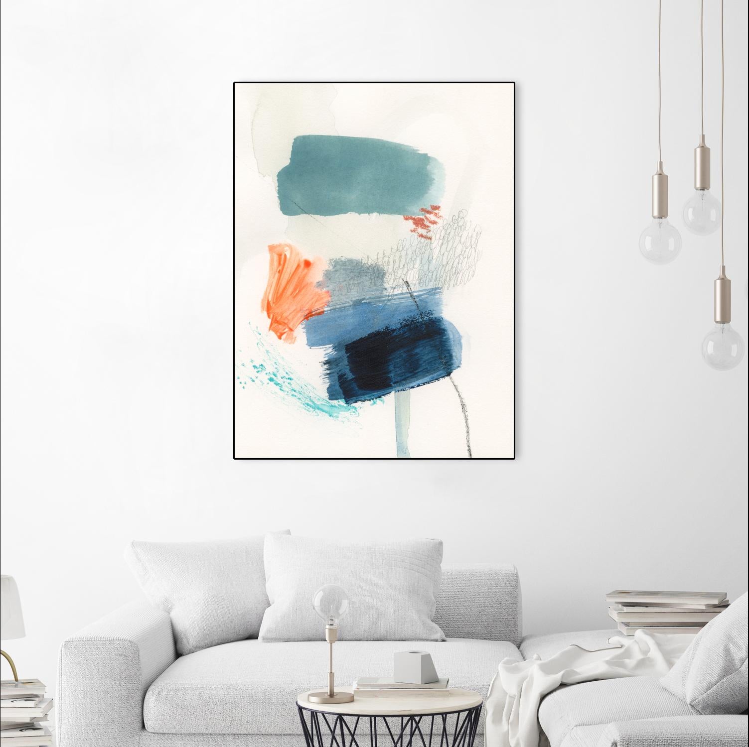 Lightvessel II by Victoria Barnes on GIANT ART - orange abstract abstract