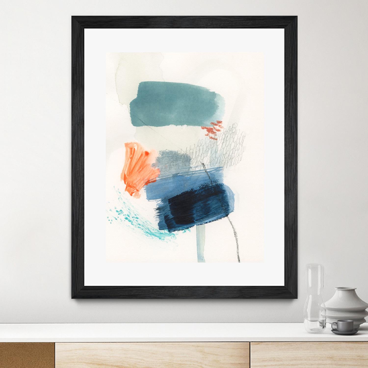 Lightvessel II by Victoria Barnes on GIANT ART - orange abstract abstract