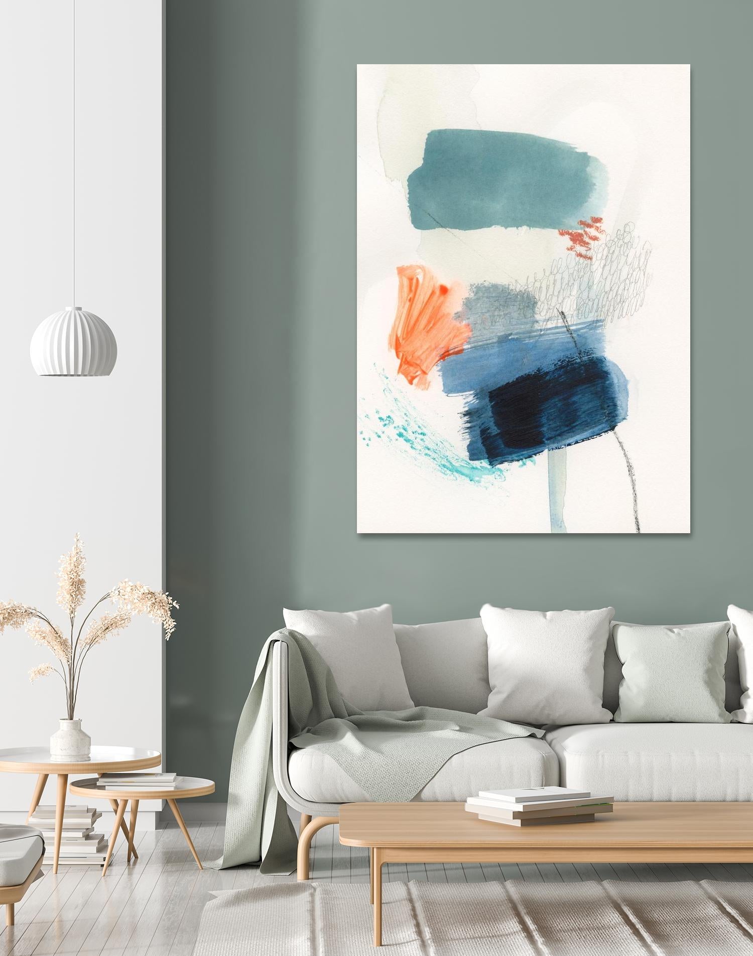 Lightvessel II by Victoria Barnes on GIANT ART - orange abstract abstract