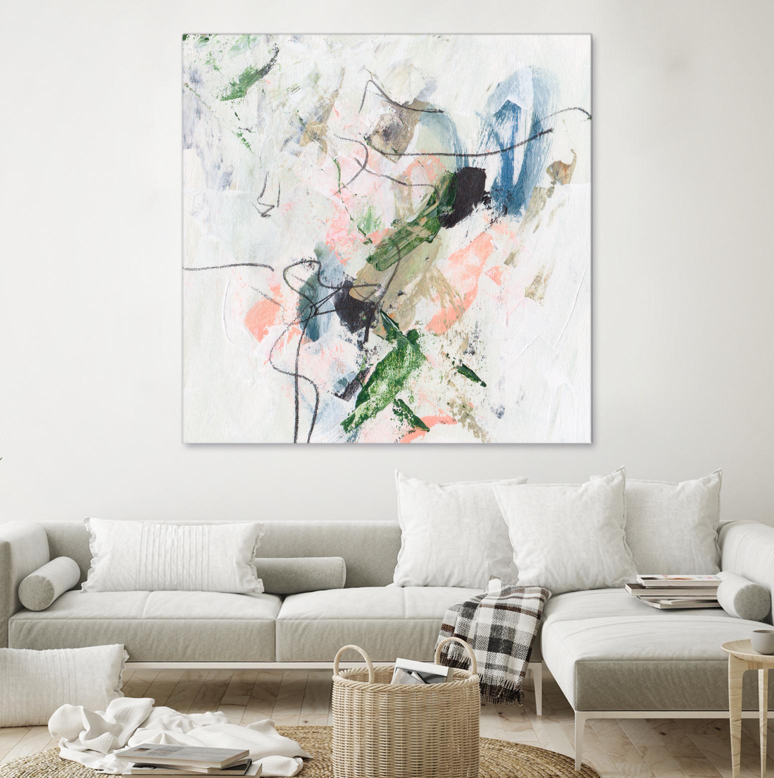 Approaching Spring II by Melissa Wang on GIANT ART - pink abstract abstract