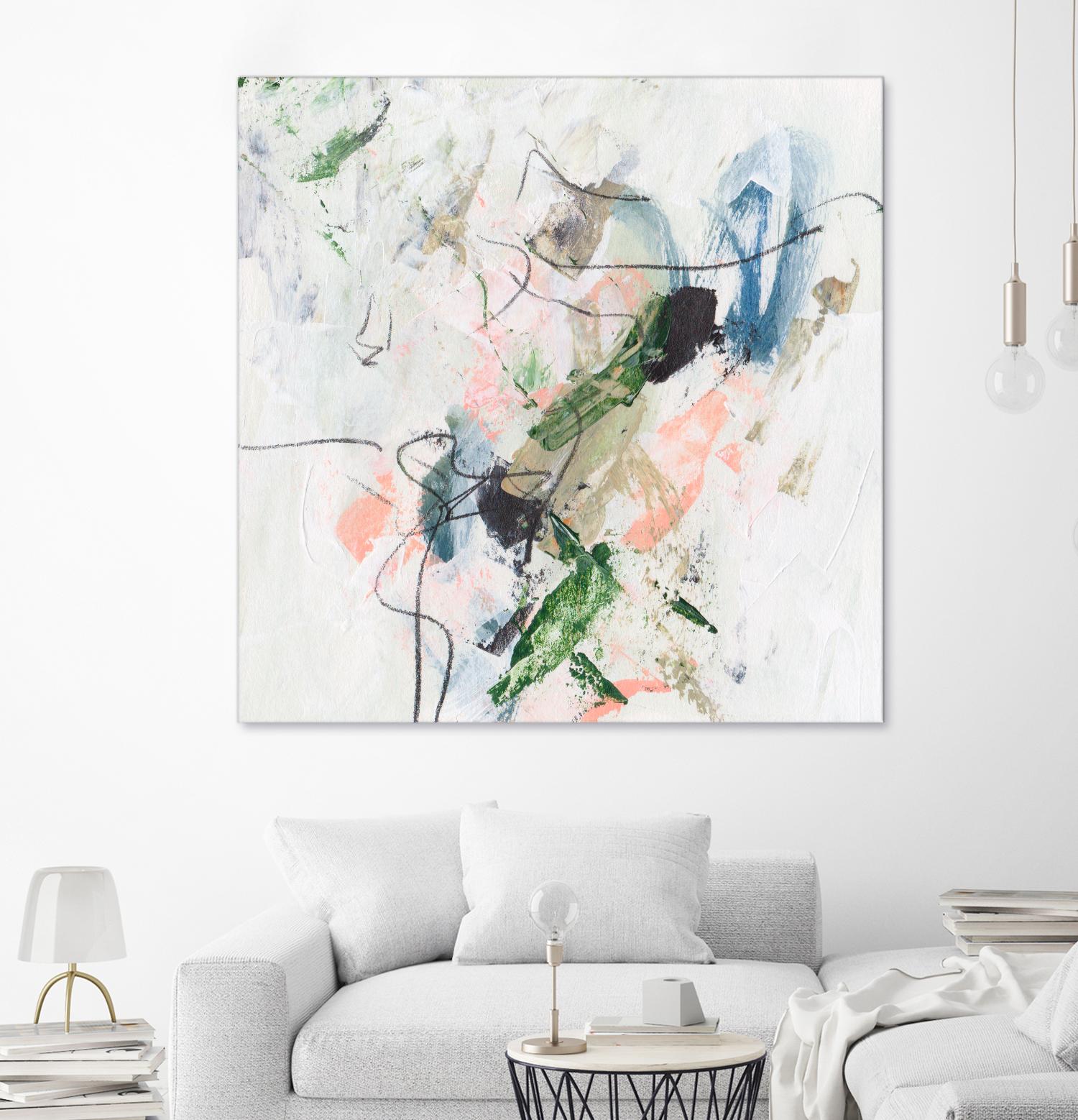 Approaching Spring II by Melissa Wang on GIANT ART - pink abstract abstract