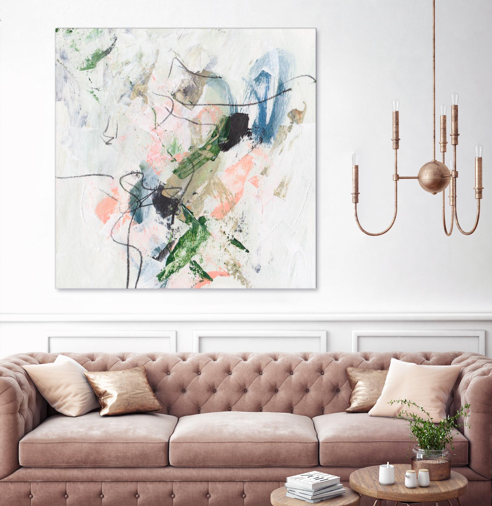 Approaching Spring II by Melissa Wang on GIANT ART - pink abstract abstract