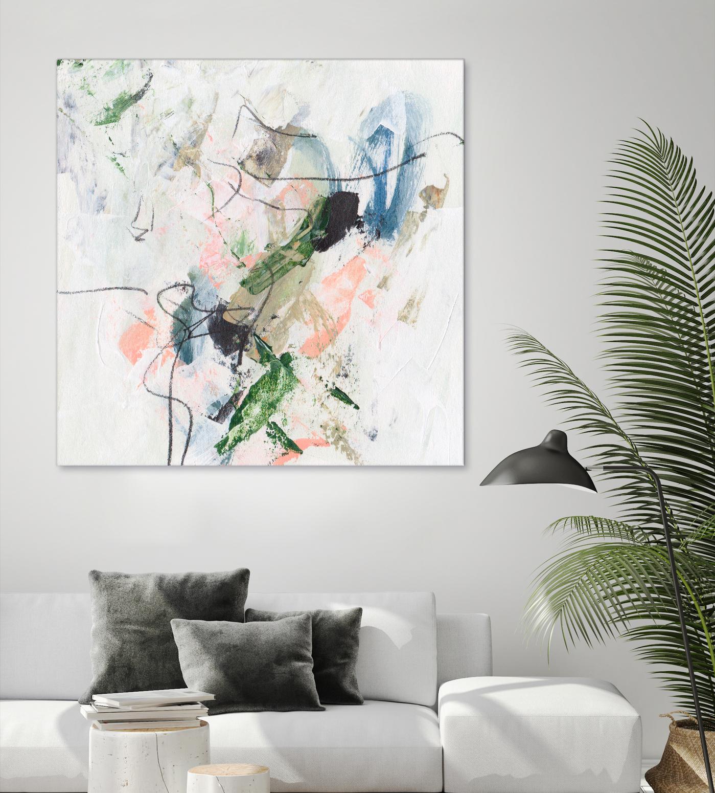 Approaching Spring II by Melissa Wang on GIANT ART - pink abstract abstract