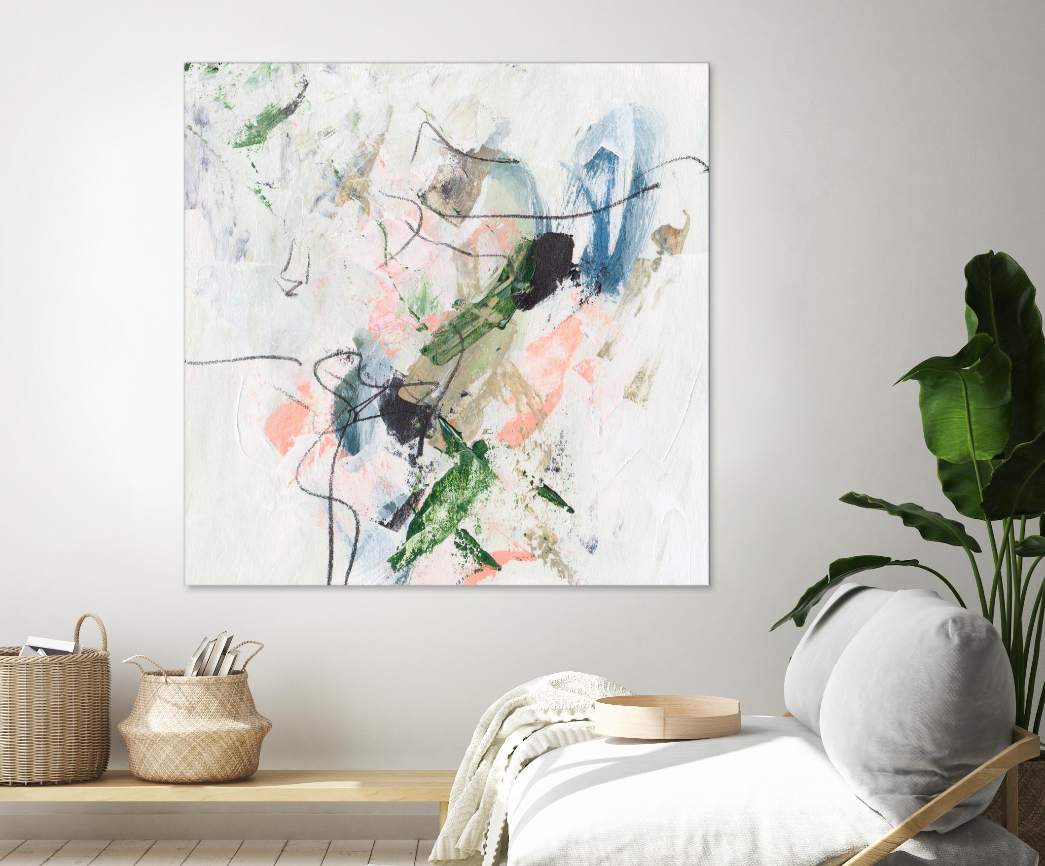 Approaching Spring II by Melissa Wang on GIANT ART - pink abstract abstract