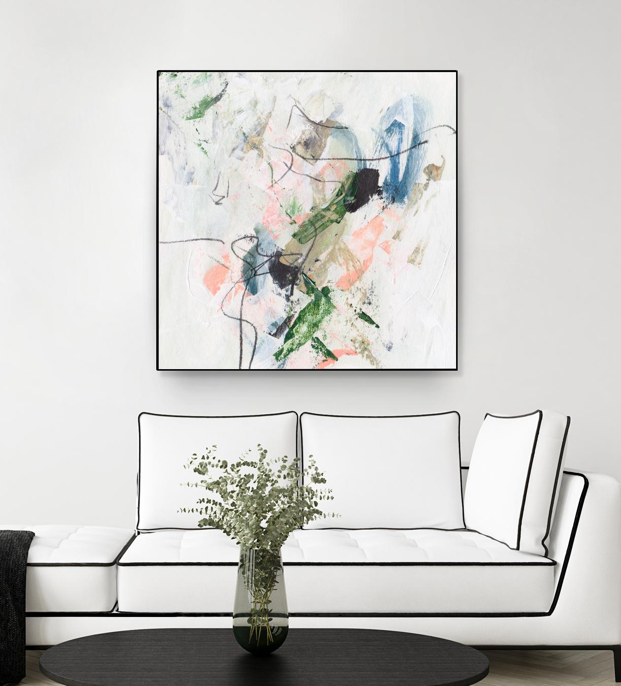 Approaching Spring II by Melissa Wang on GIANT ART - pink abstract abstract