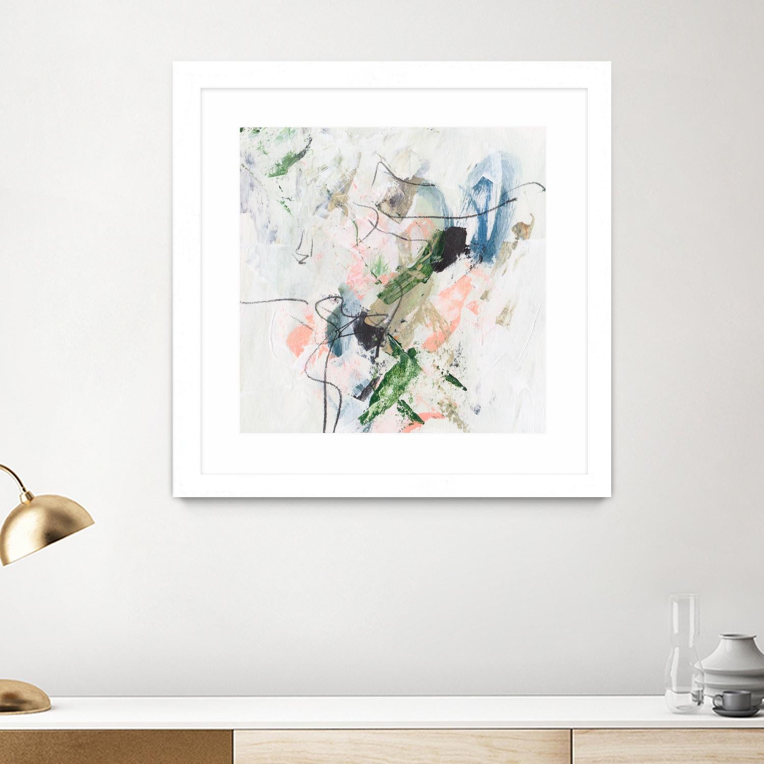 Approaching Spring II by Melissa Wang on GIANT ART - pink abstract abstract