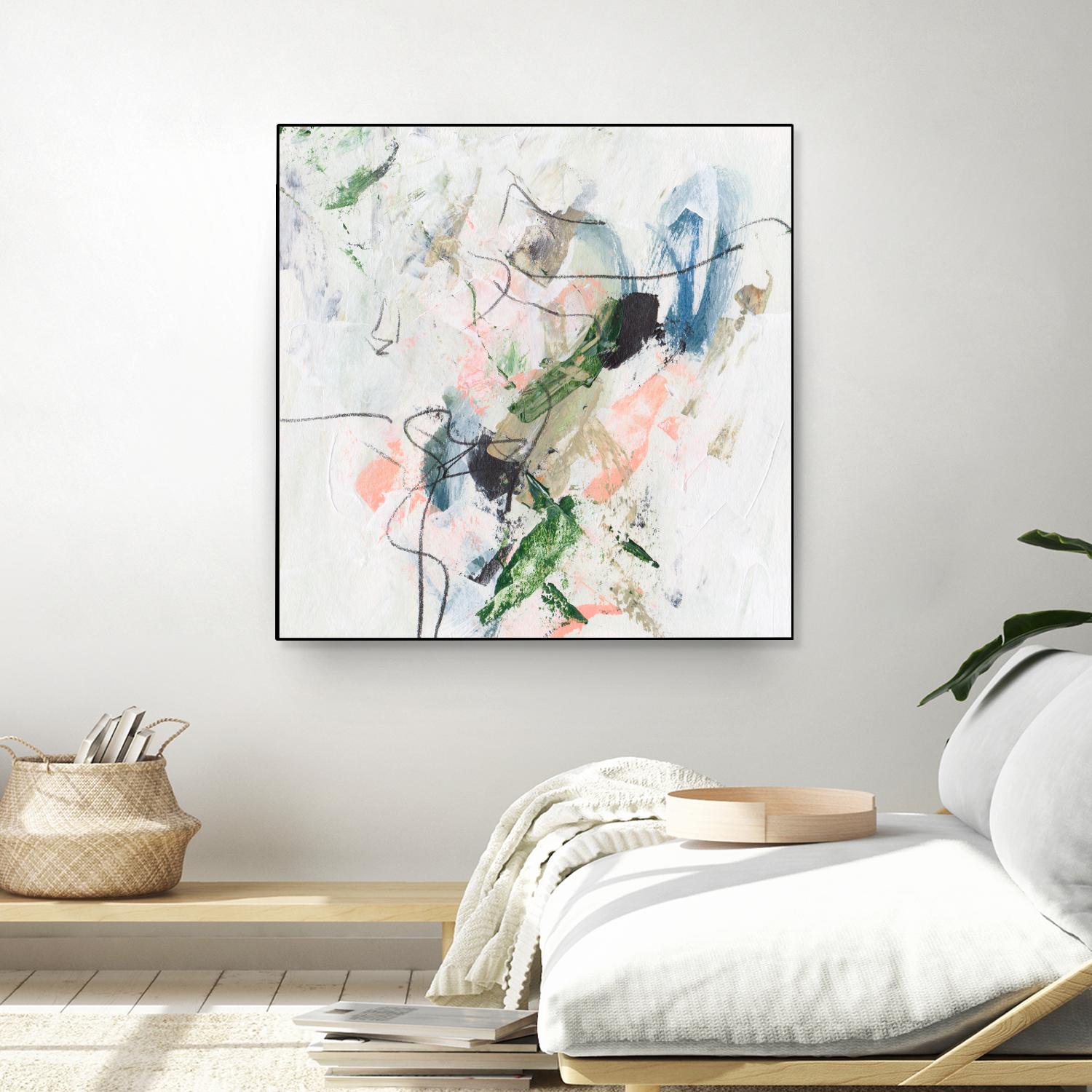 Approaching Spring II by Melissa Wang on GIANT ART - pink abstract abstract