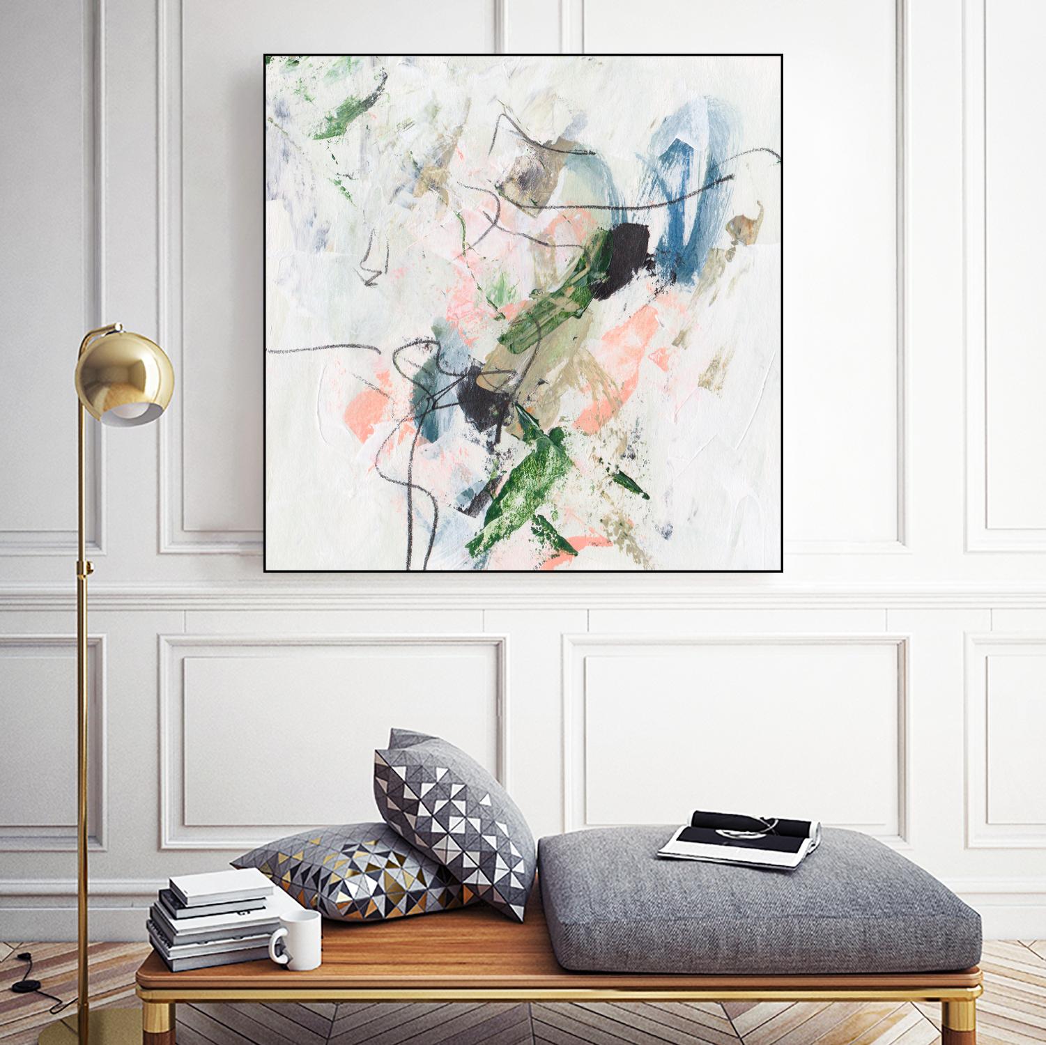 Approaching Spring II by Melissa Wang on GIANT ART - pink abstract abstract