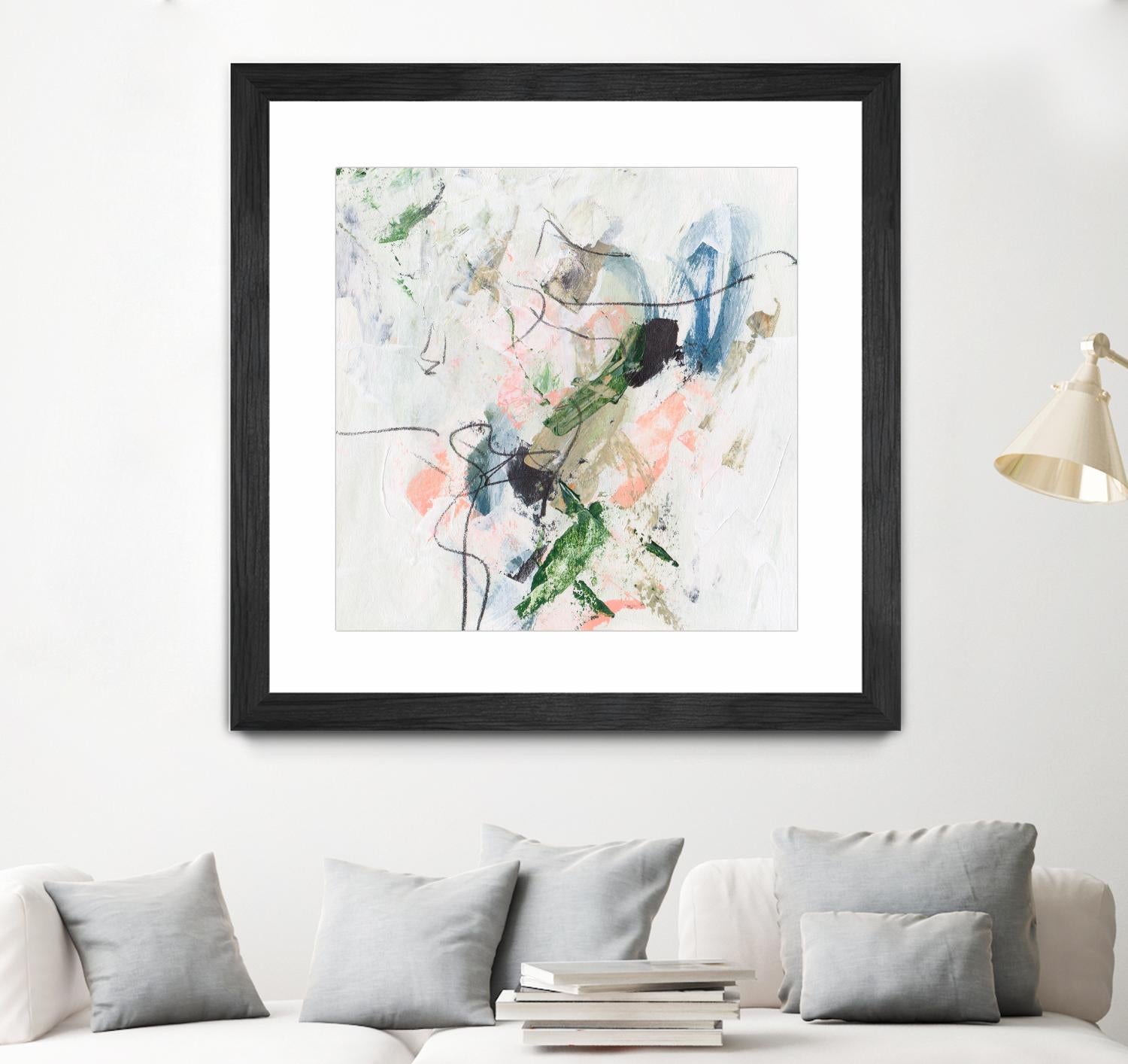 Approaching Spring II by Melissa Wang on GIANT ART - pink abstract abstract