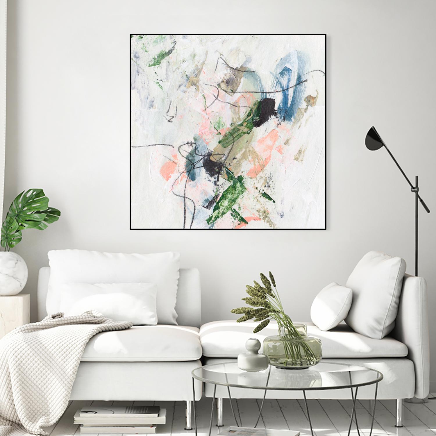 Approaching Spring II by Melissa Wang on GIANT ART - pink abstract abstract